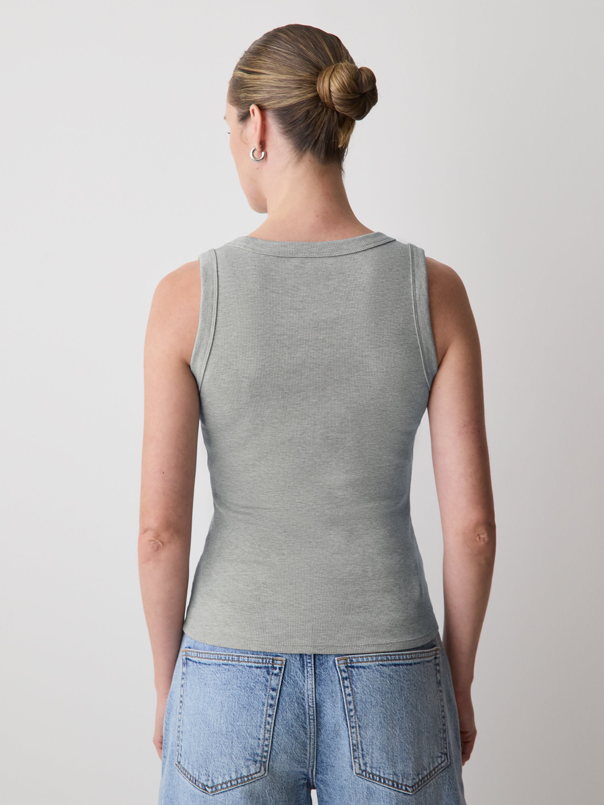 RW&CO Scoop-Neck Ribbed Tank