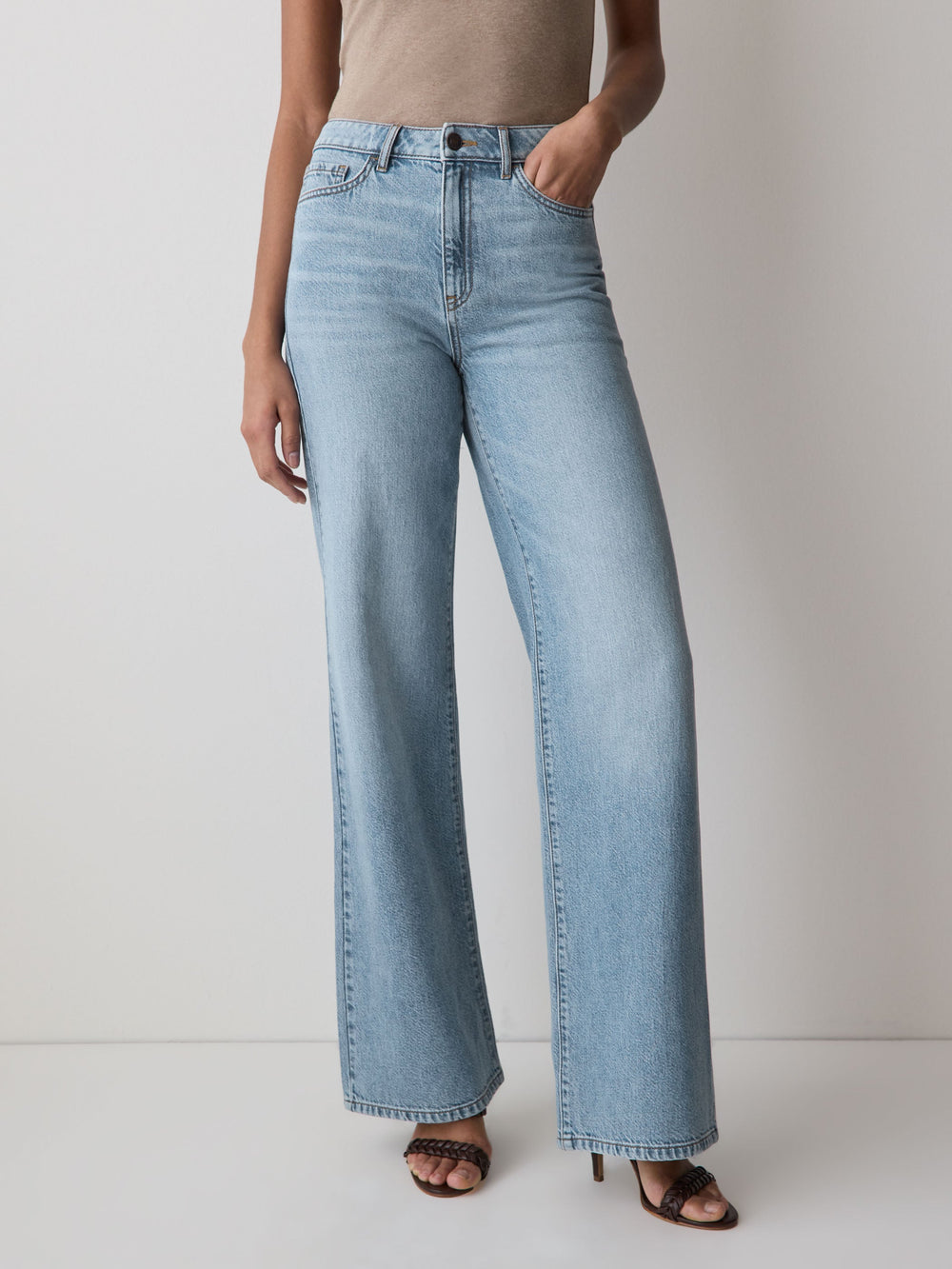 RW&CO High-Rise Wide-Leg Jeans
