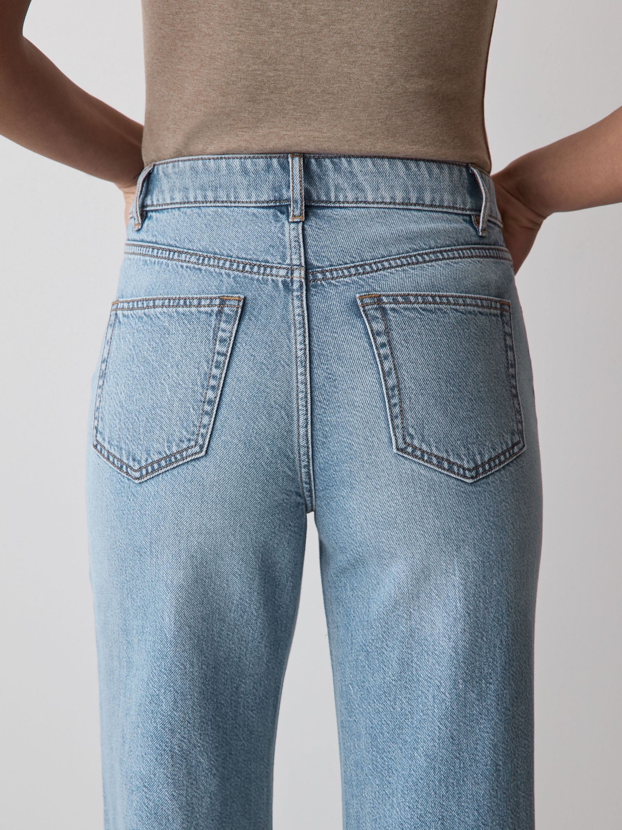 RW&CO High-Rise Wide-Leg Jeans
