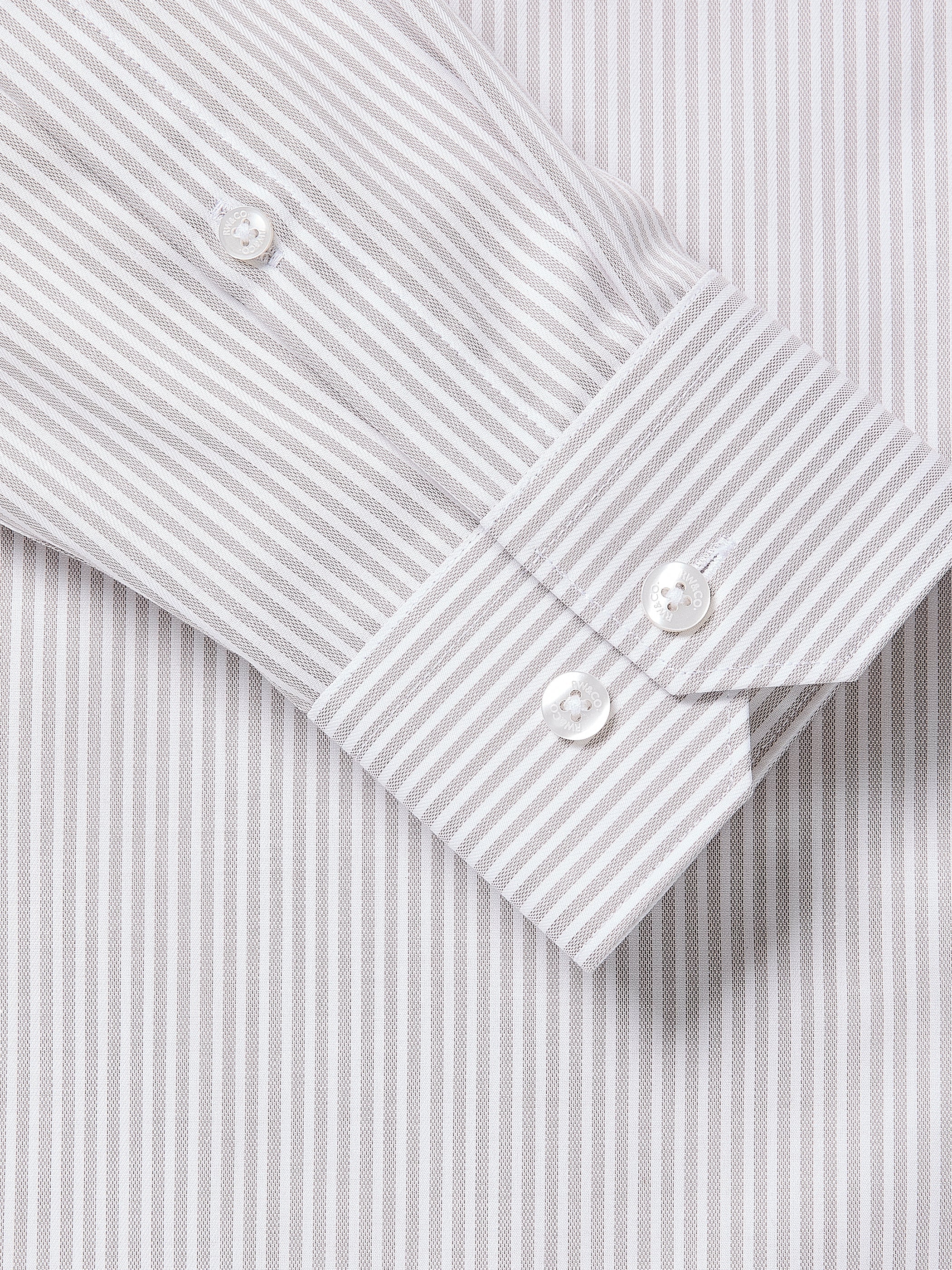 RW&CO Tailored Fit Striped Dress Shirt