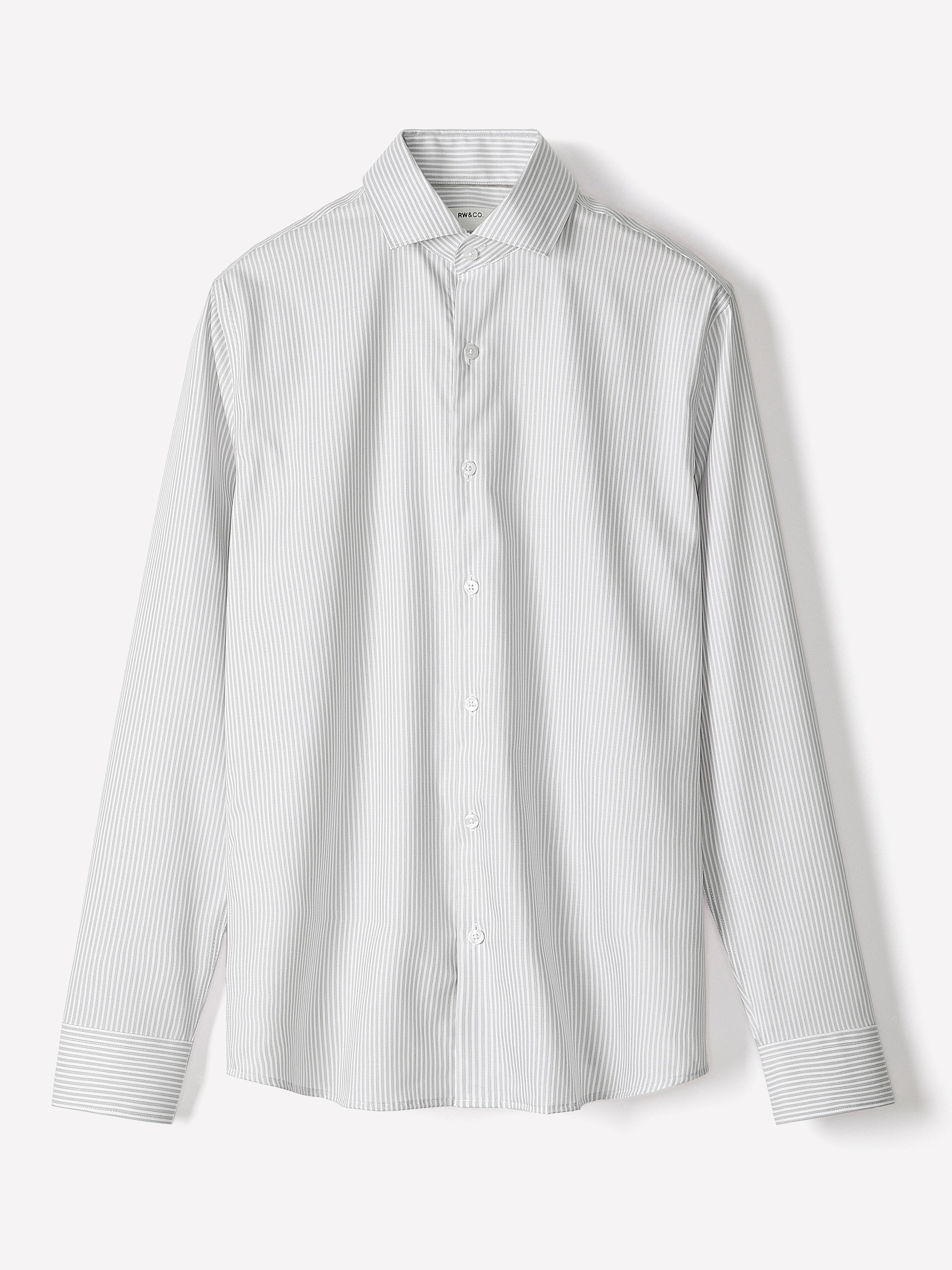 RW&CO Tailored Fit Striped Dress Shirt