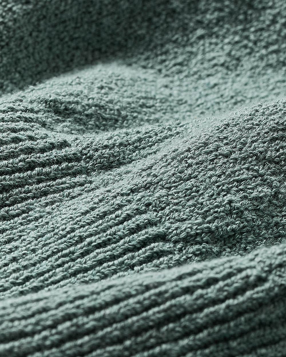 RW&CO Short-Sleeve Bouclé Polo Sweater