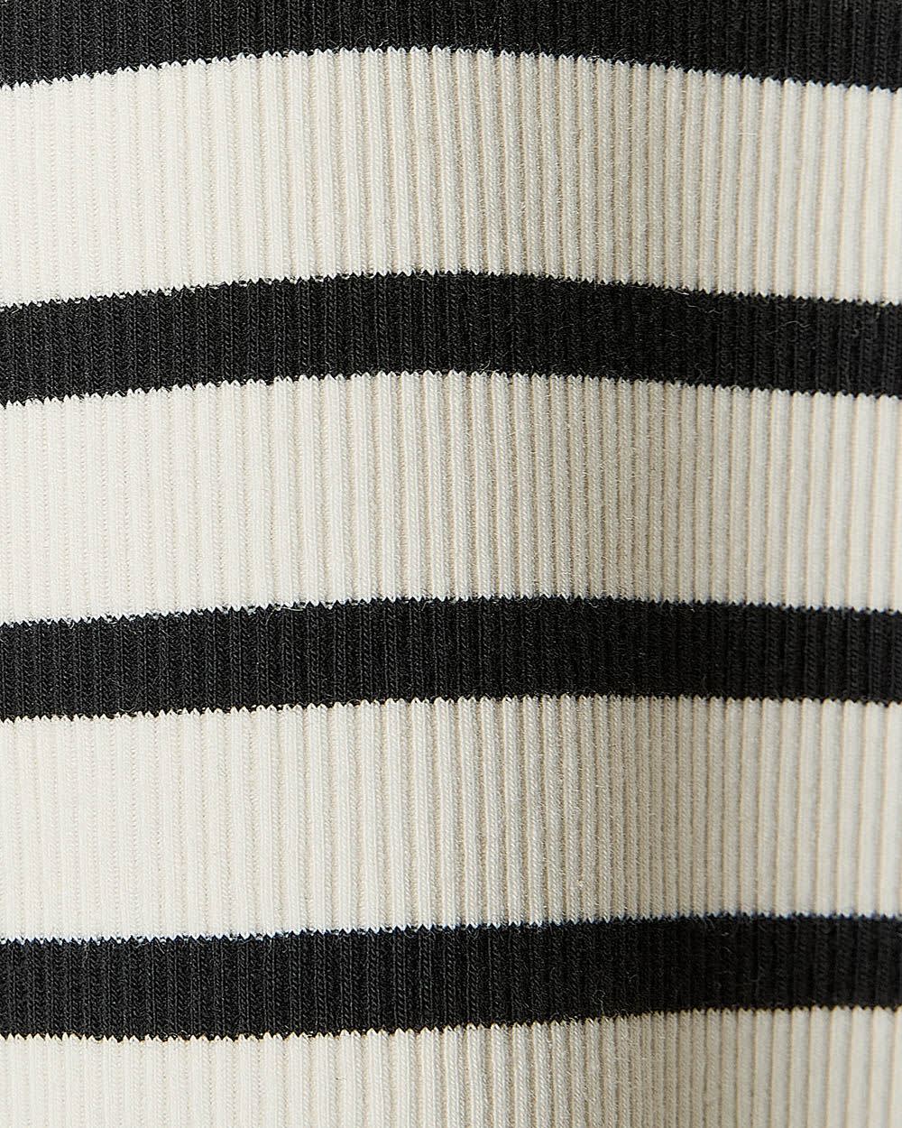 RW&CO Long-Sleeve Henley Ribbed Top