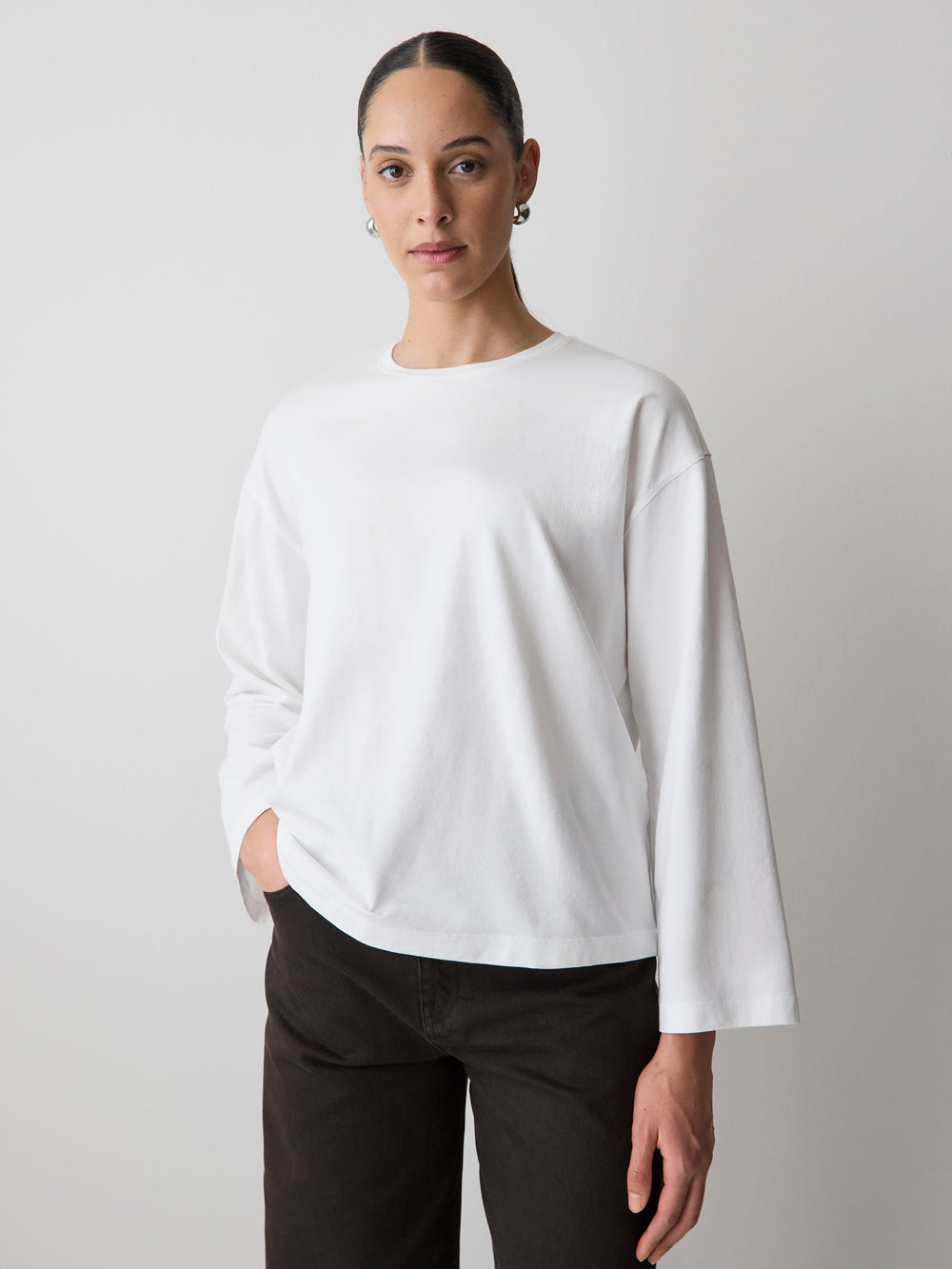 RW&CO Oversized Supima Cotton Tee