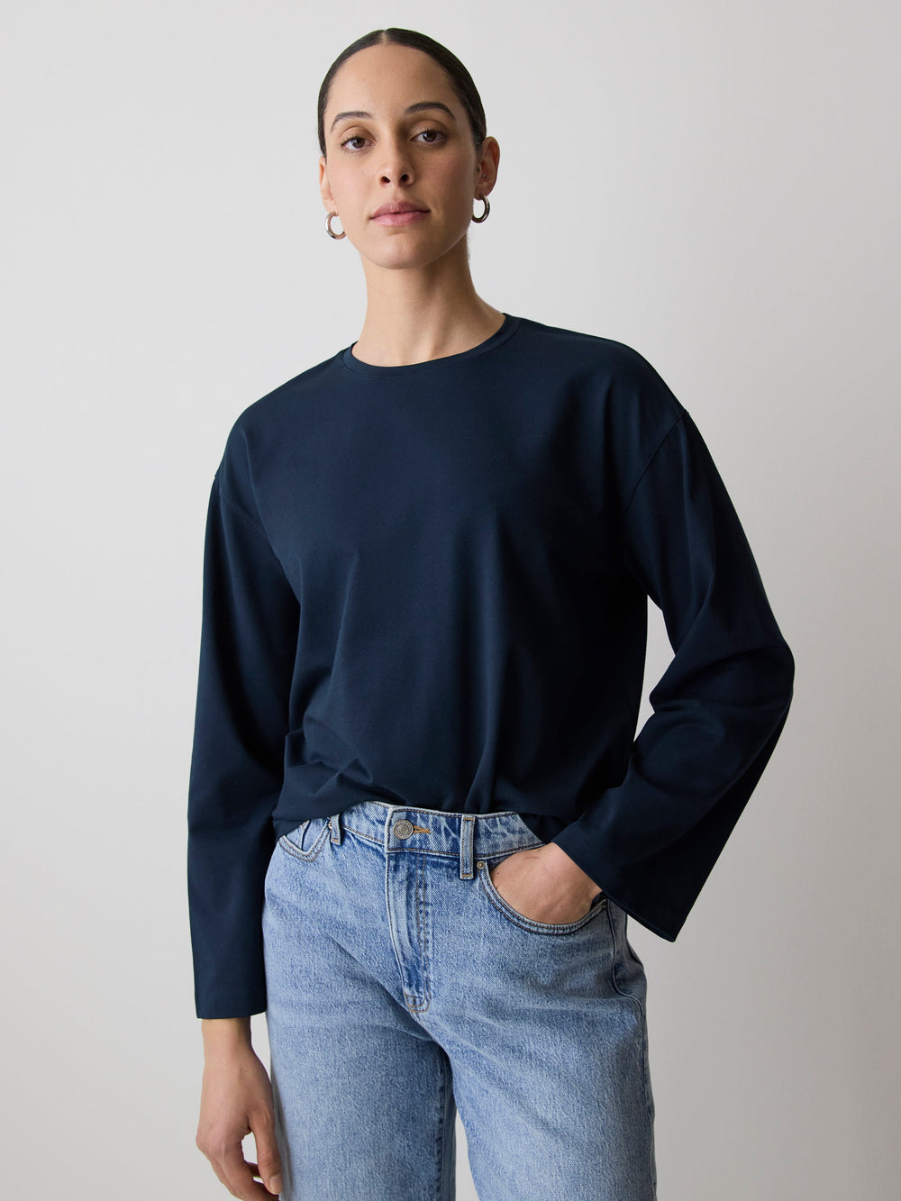 RW&CO Oversized Supima Cotton Tee