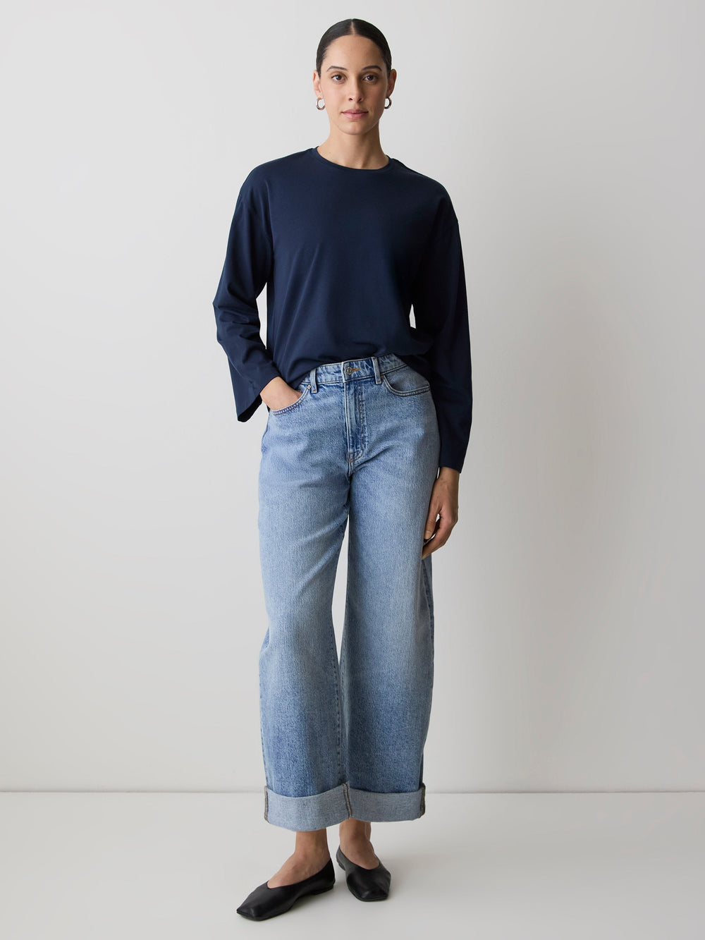 RW&CO Oversized Supima Cotton Tee