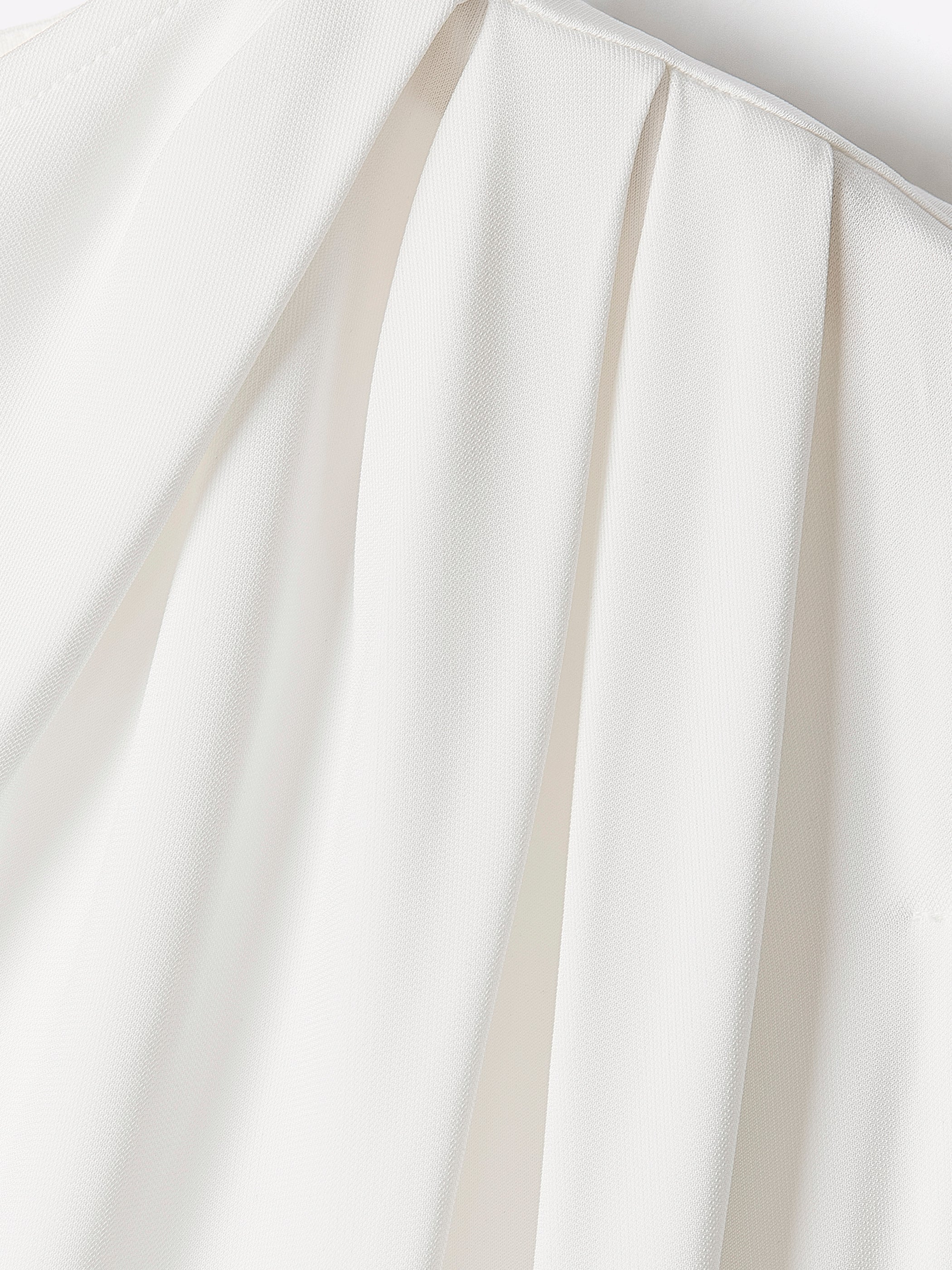 RW&CO Extended-Sleeve Boat-Neck Top with Pleated Details