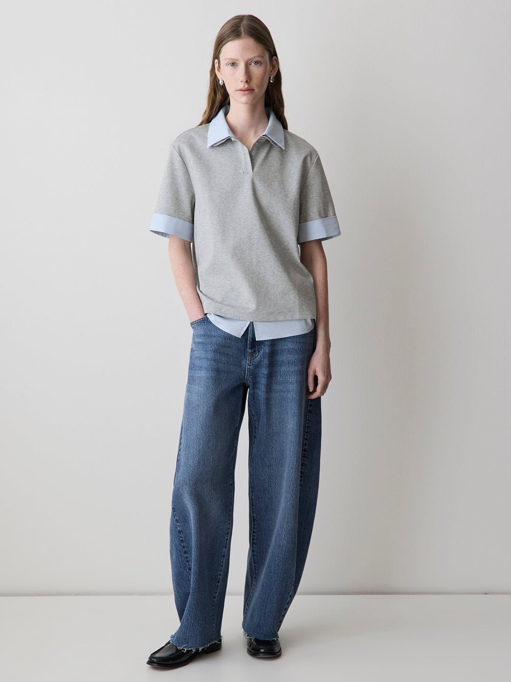 RW&CO Mix-Media Short-Sleeve Polo