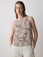 RW&CO Sleeveless Crew-Neck Blouse