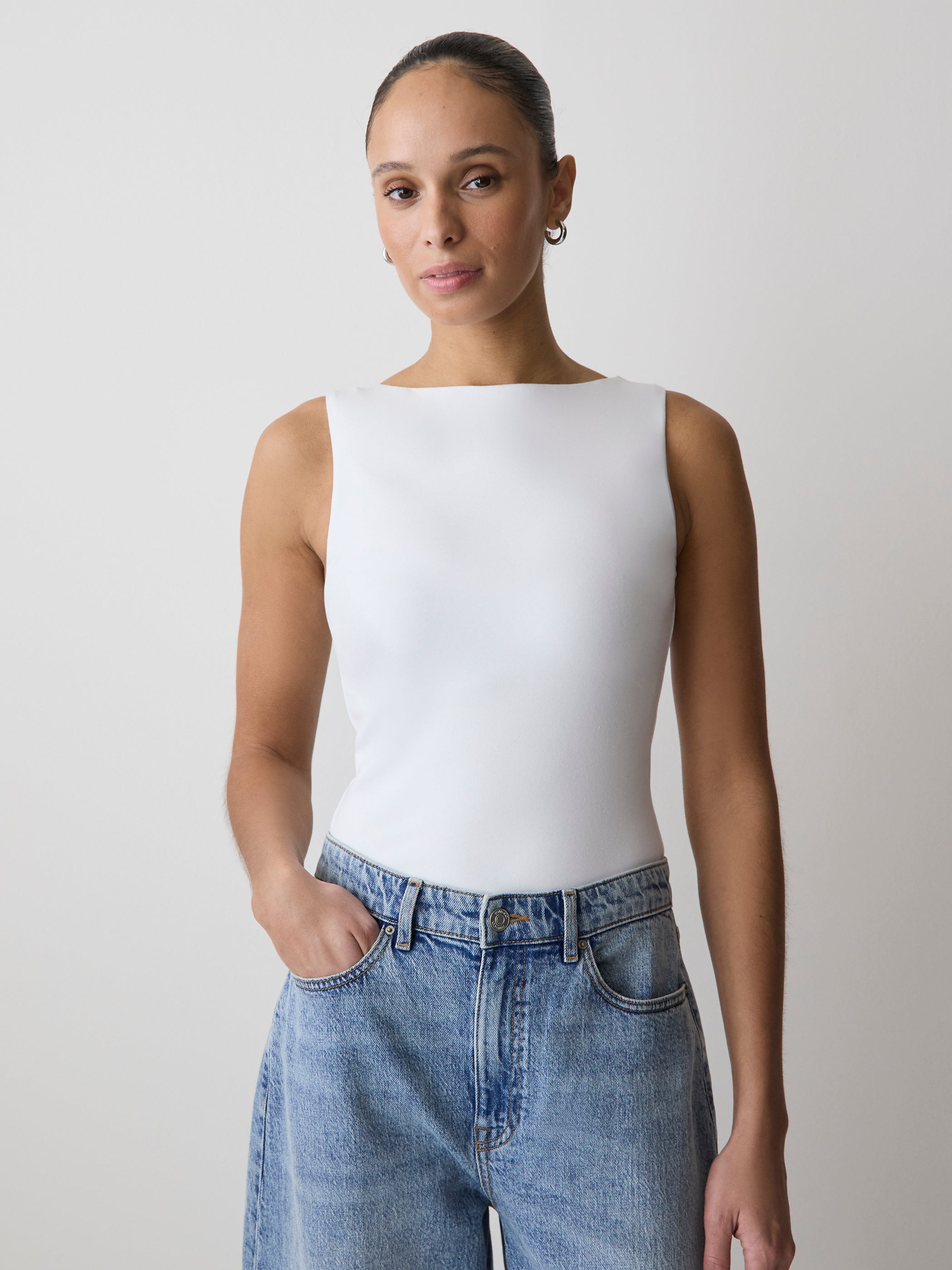 RW&CO Organic Cotton Boat-Neck Cami