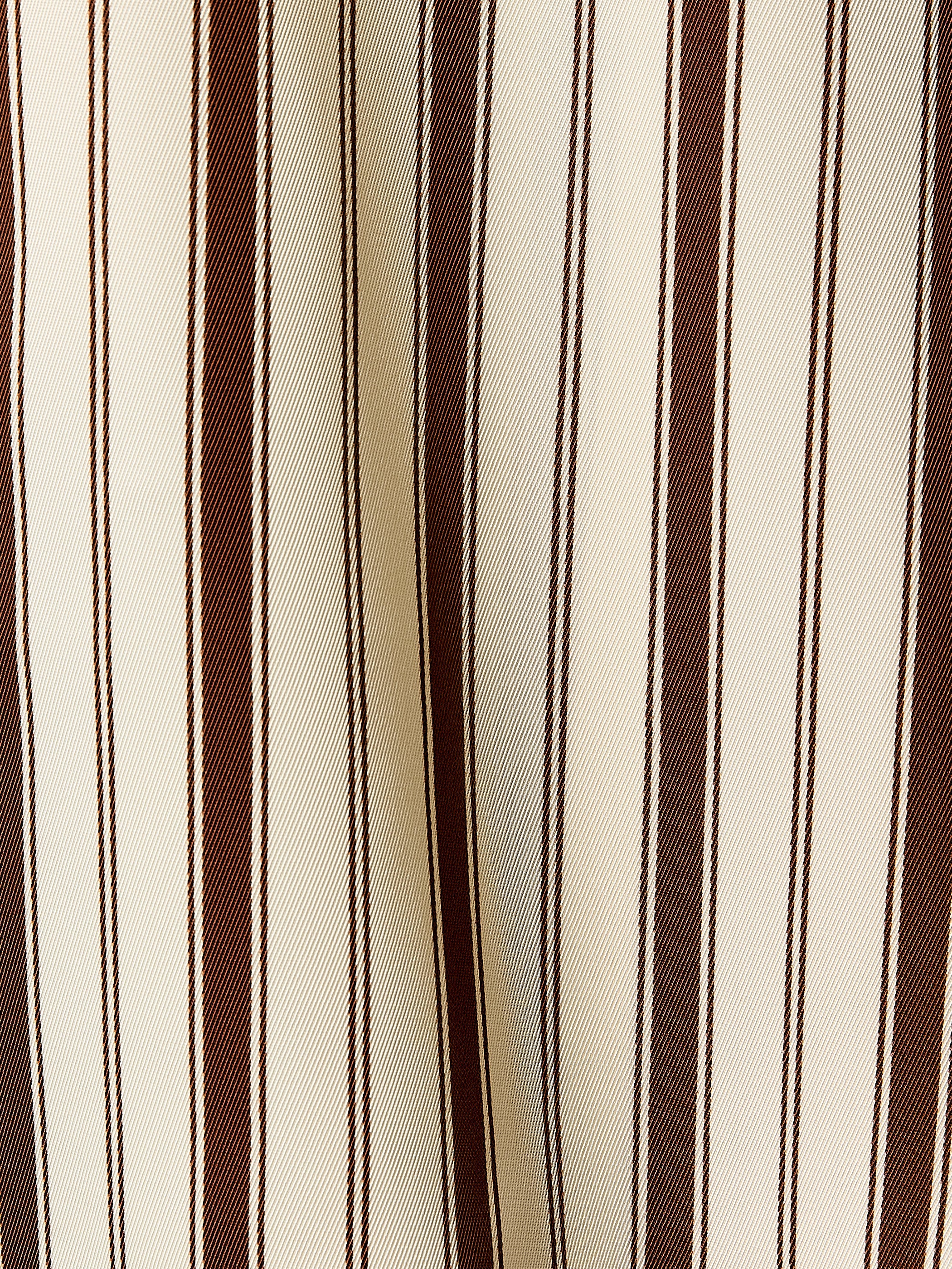 RW&CO Long-Sleeve Twill Blouse with Notch Collar