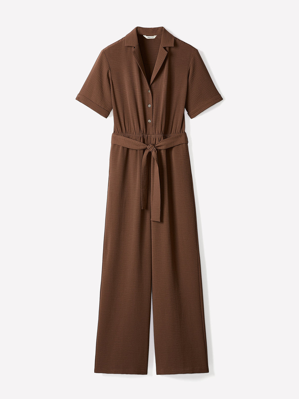 RW&CO Short-Sleeve Wide-Leg Jumpsuit