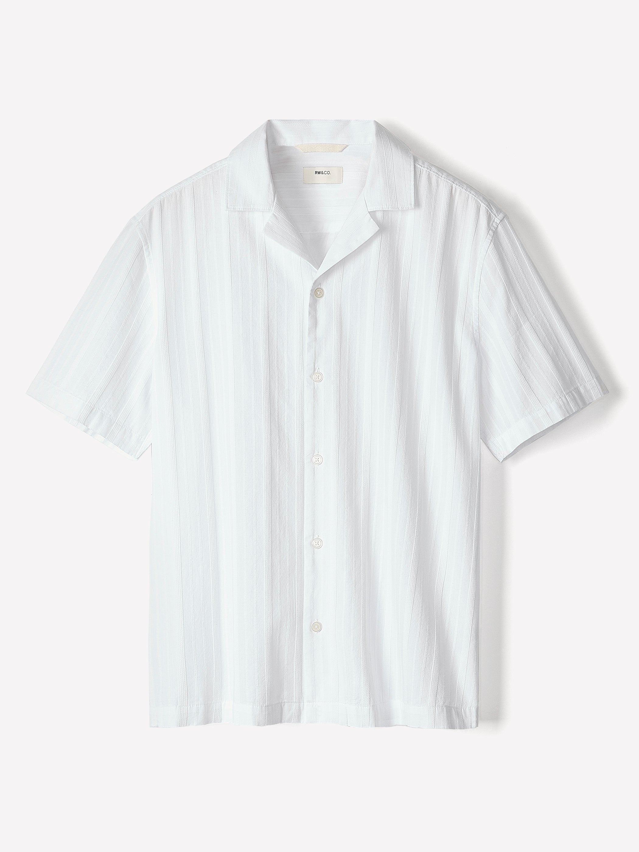 RW&CO Short-Sleeve Shirt with Camp Collar