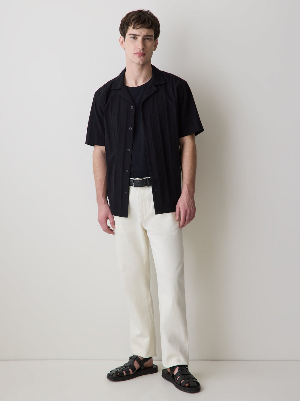 RW&CO Short-Sleeve Shirt with Camp Collar