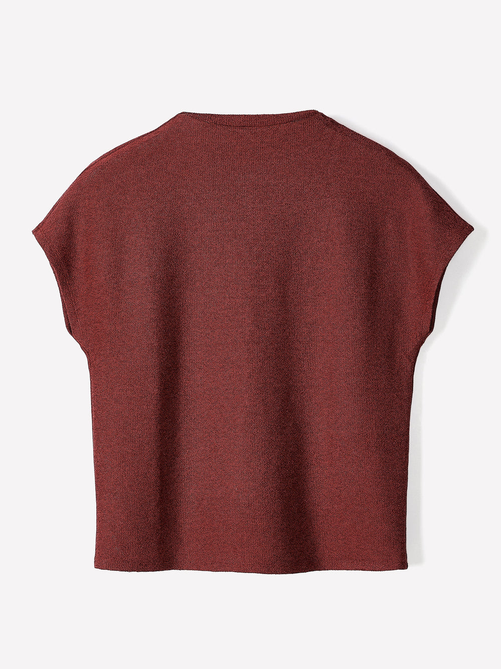 RW&CO Extended-Sleeve Mock-Neck Textured Top