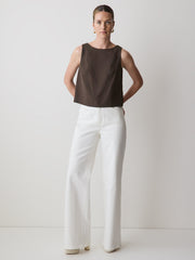 RW&CO Crew-Neck Cami with Wrap Back