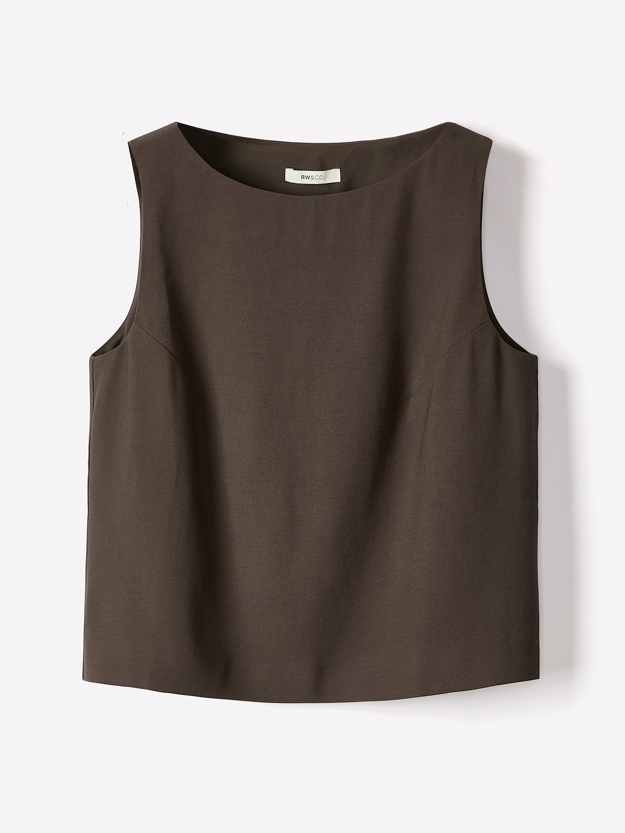 RW&CO Crew-Neck Cami with Wrap Back
