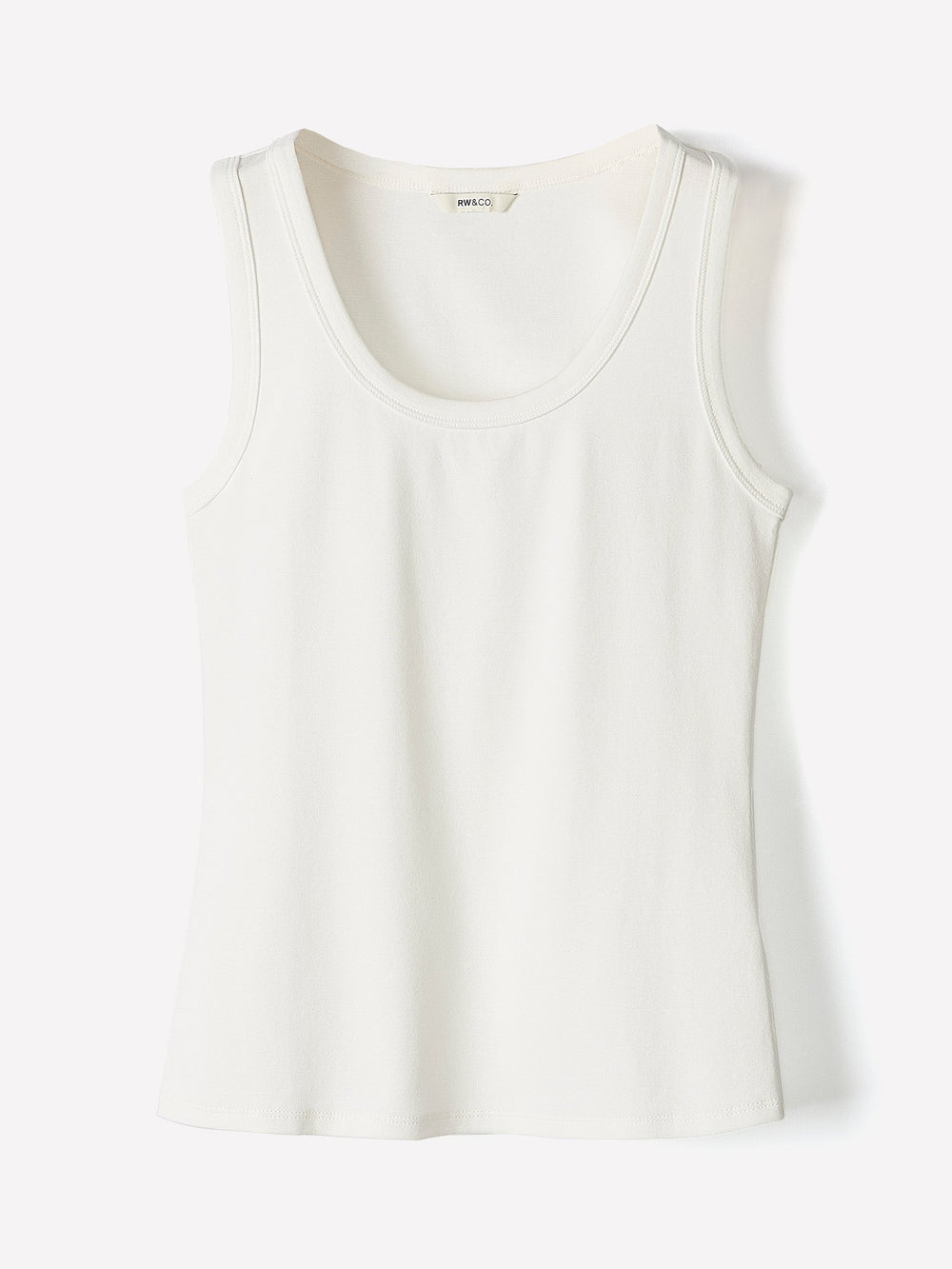 RW&CO Scoop-Neck Ribbed Tank