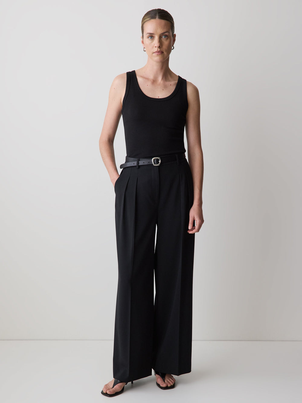 RW&CO Scoop-Neck Ribbed Tank