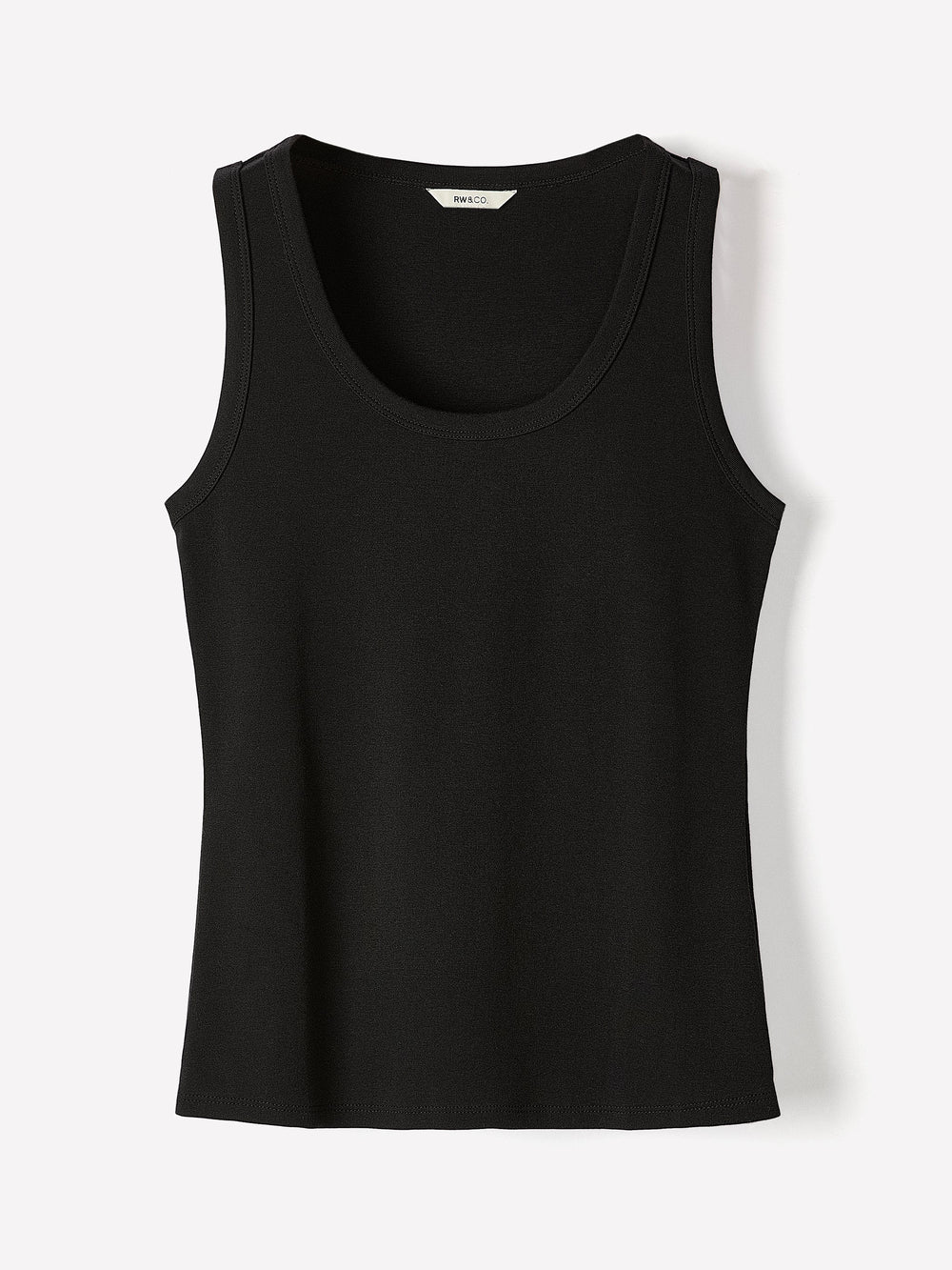 RW&CO Scoop-Neck Ribbed Tank