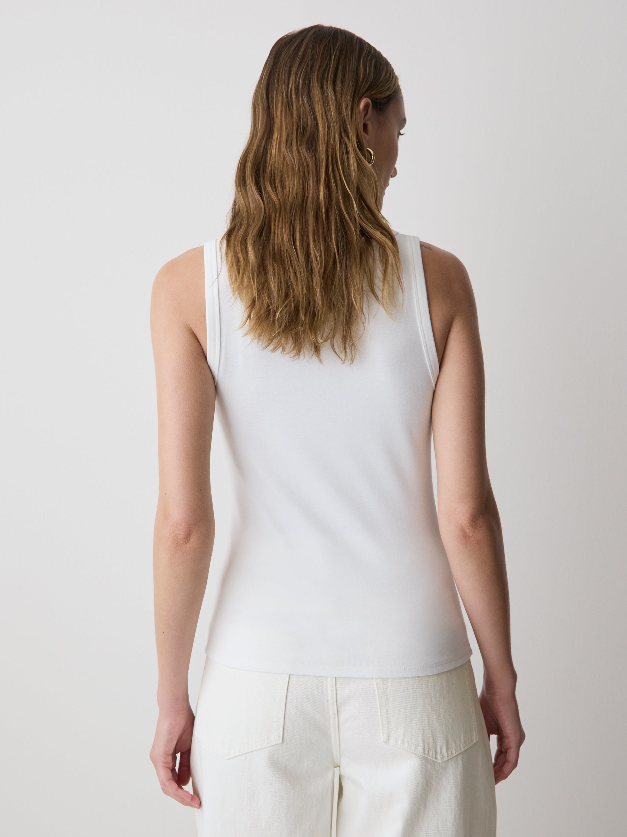 RW&CO Scoop-Neck Ribbed Tank