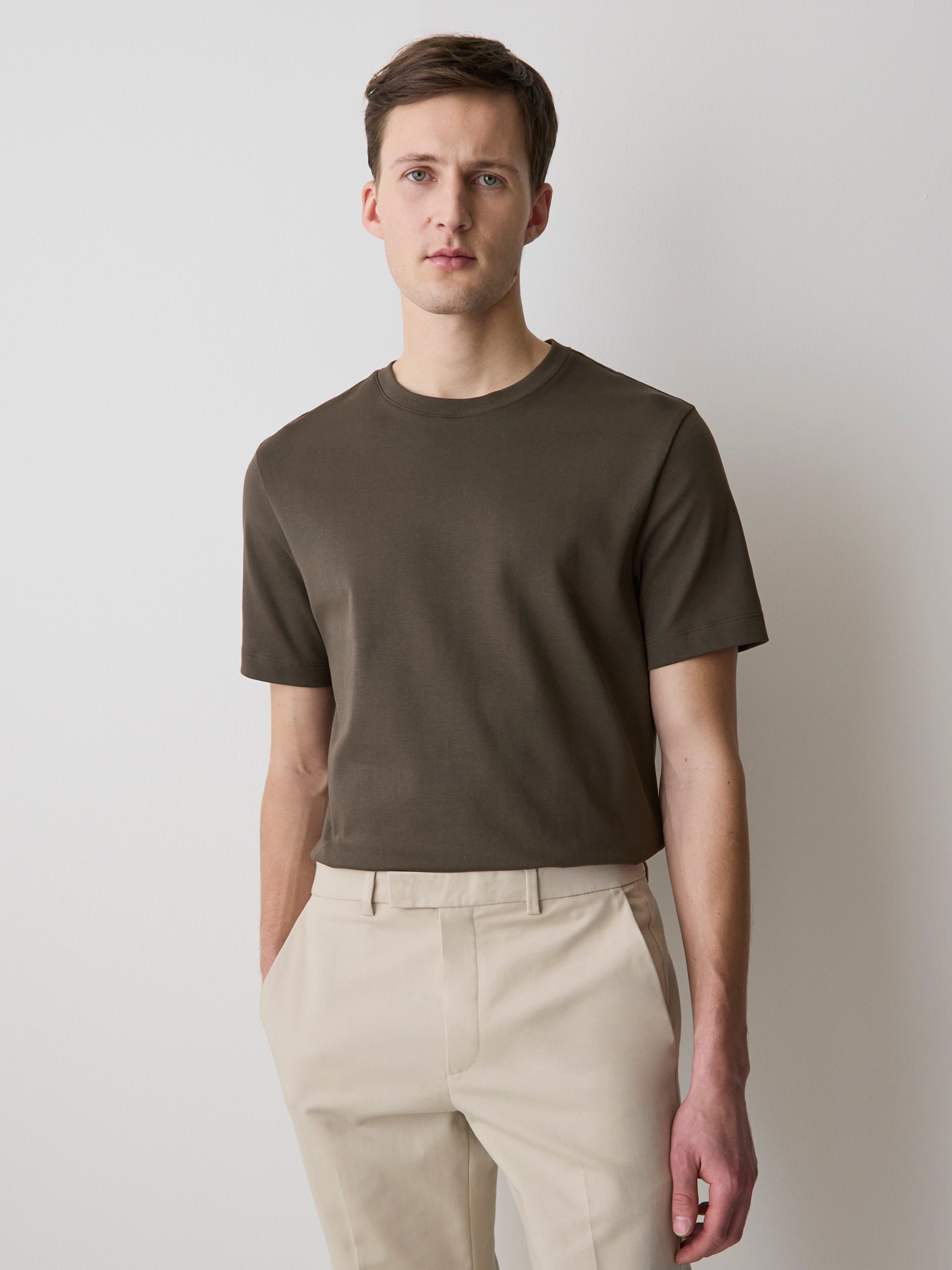 RW&CO Solid Short-Sleeve Crew-Neck Tee