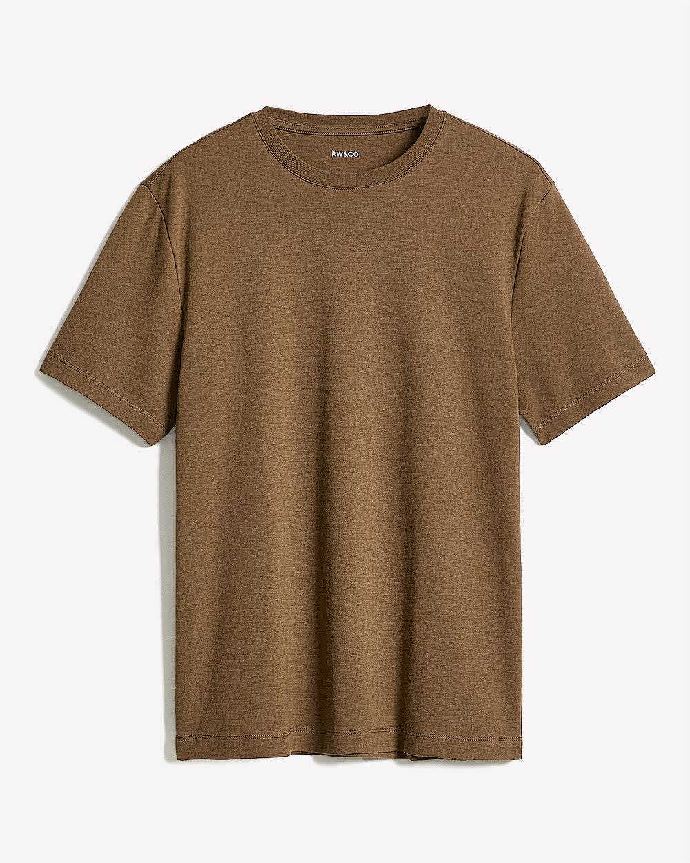 RW&CO Solid Short-Sleeve Crew-Neck Tee