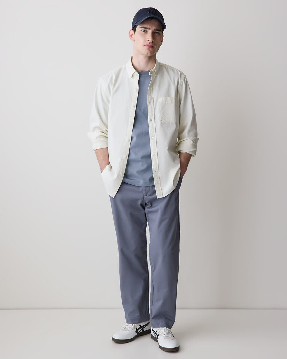 RW&CO Solid Short-Sleeve Crew-Neck Tee