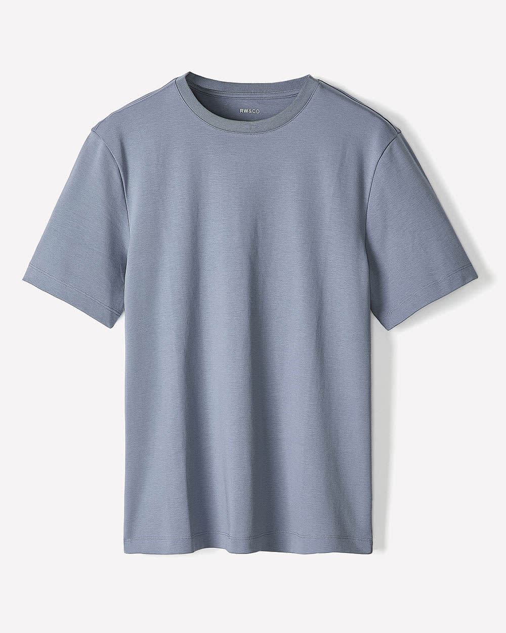 RW&CO Solid Short-Sleeve Crew-Neck Tee