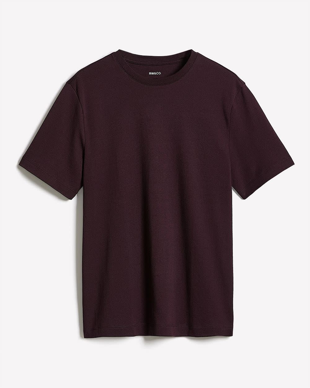 RW&CO Solid Short-Sleeve Crew-Neck Tee
