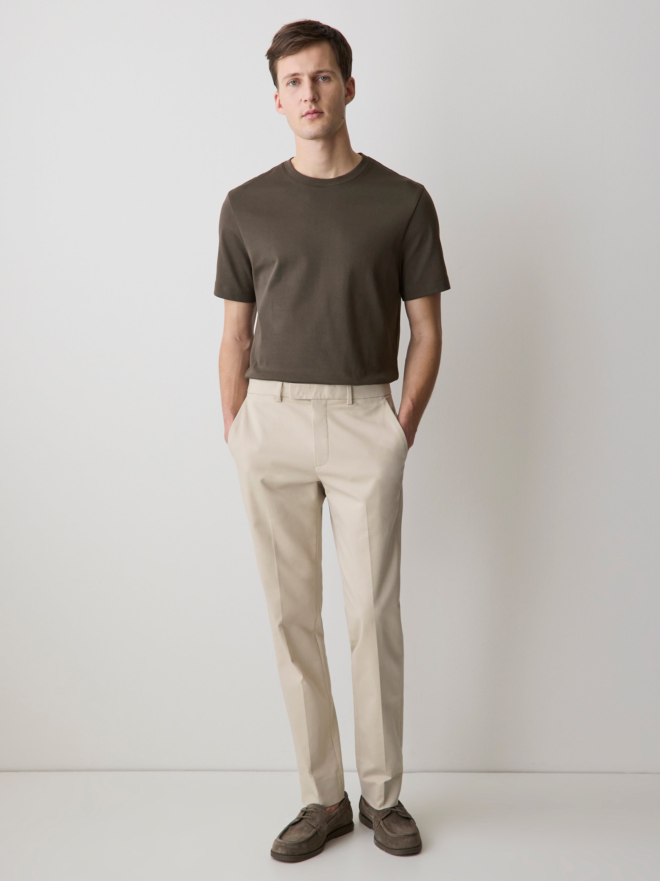 RW&CO Solid Short-Sleeve Crew-Neck Tee