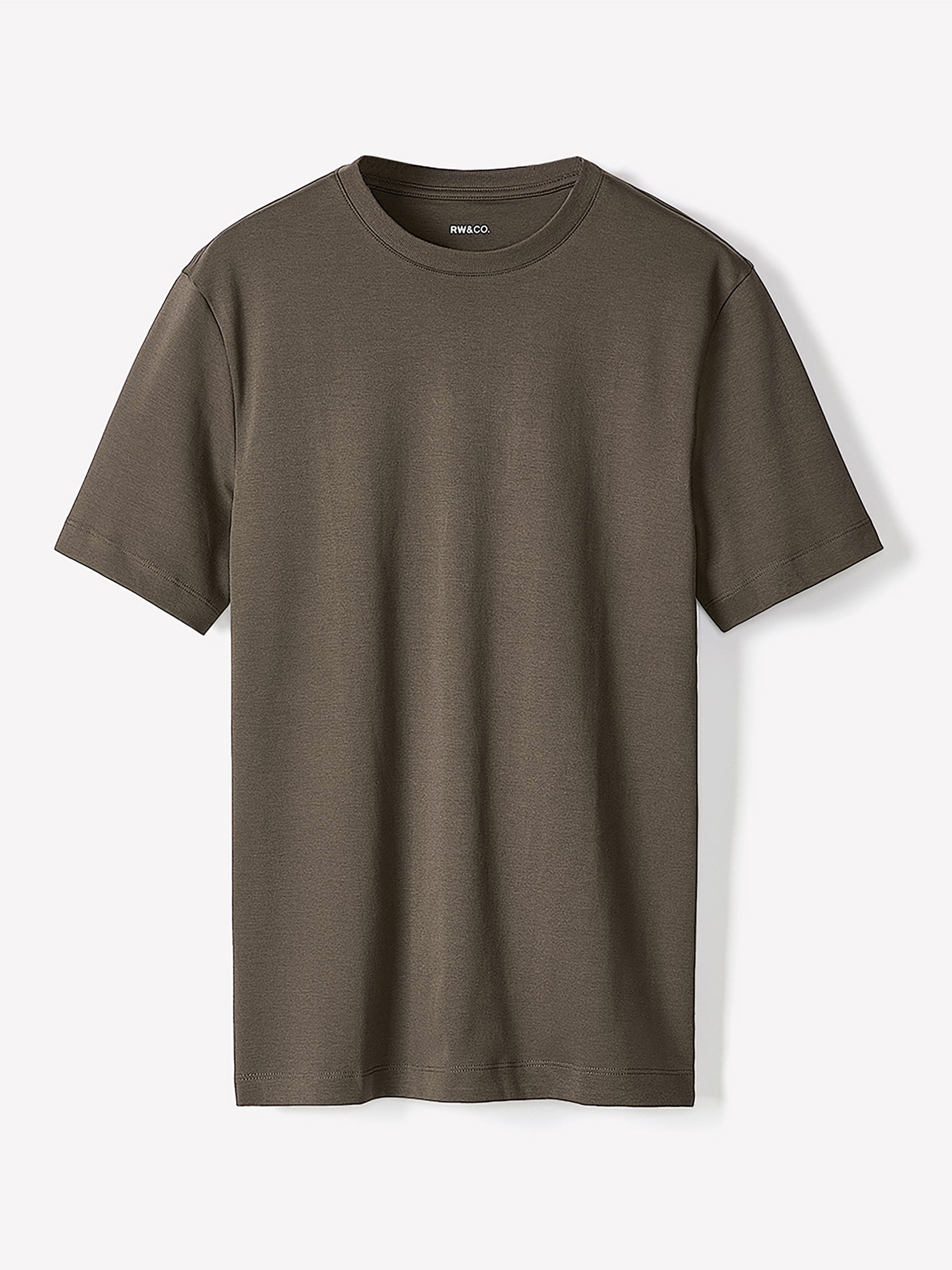 RW&CO Solid Short-Sleeve Crew-Neck Tee
