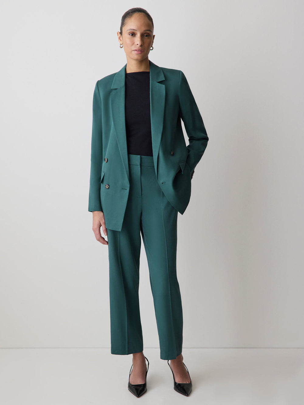 RW&CO Relaxed-Fit Double-Breasted Blazer