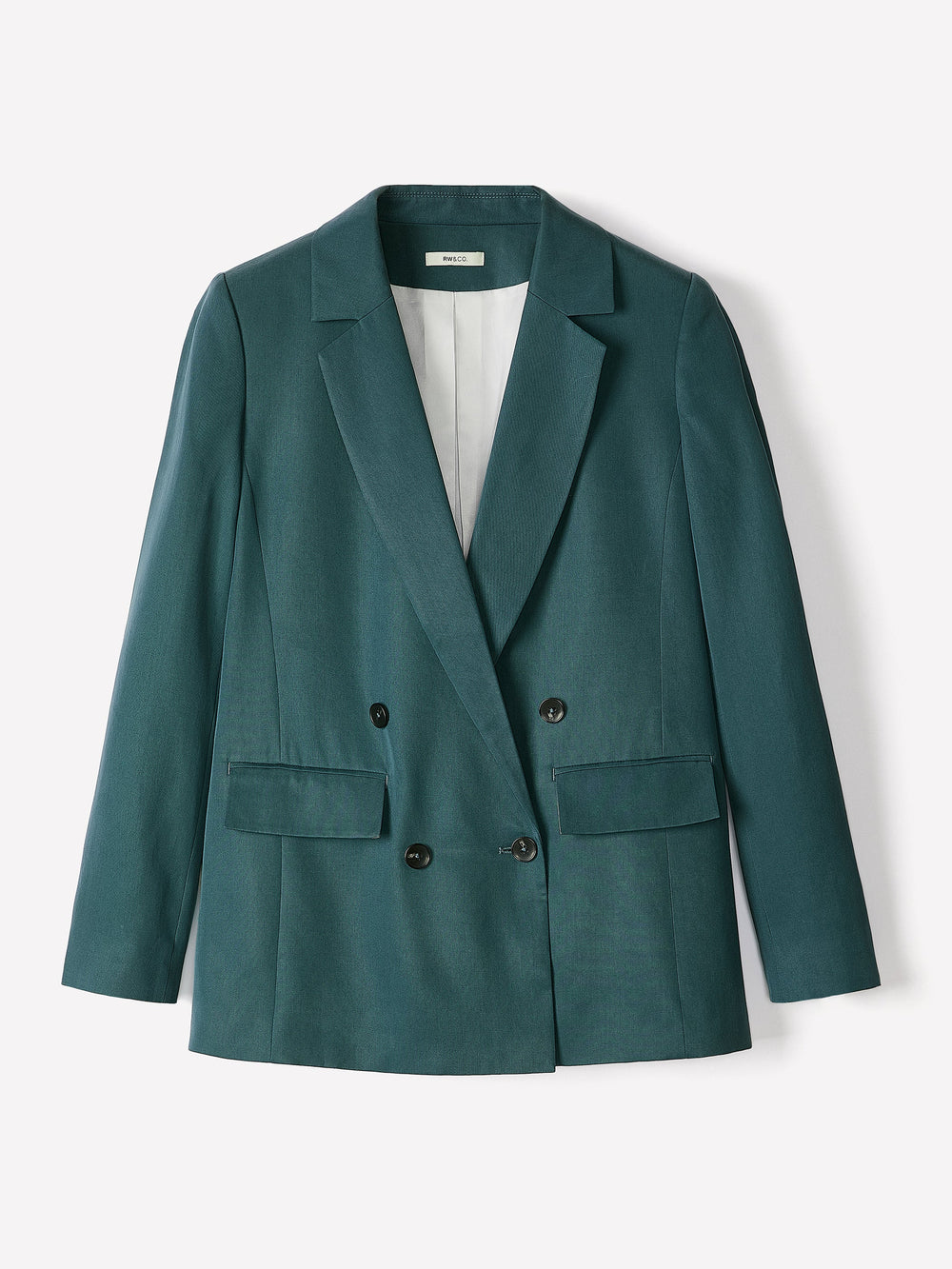 RW&CO Relaxed-Fit Double-Breasted Blazer