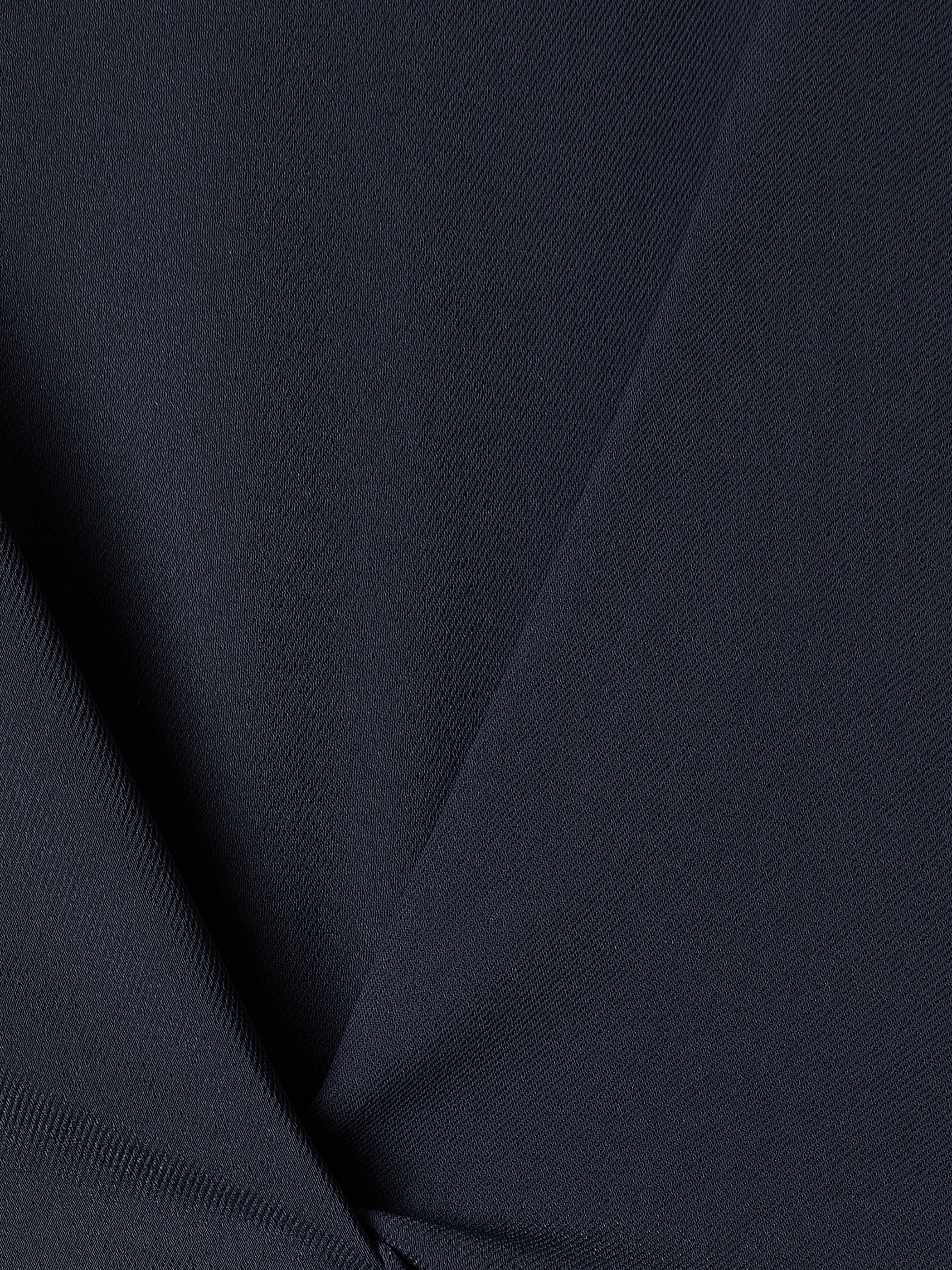 RW&CO Extended-Sleeve V-Neck Twill Midi Dress