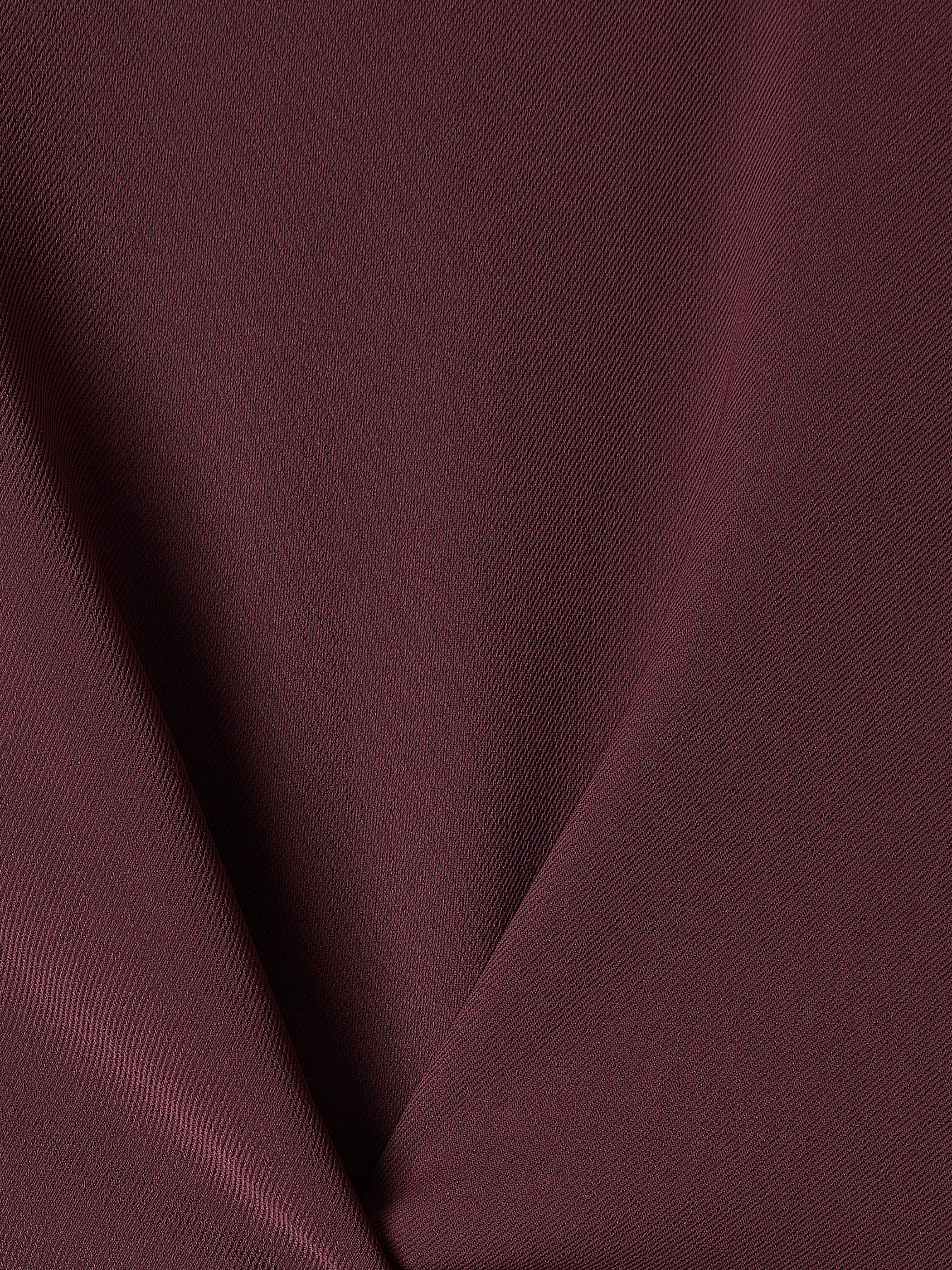 RW&CO Extended-Sleeve V-Neck Twill Midi Dress