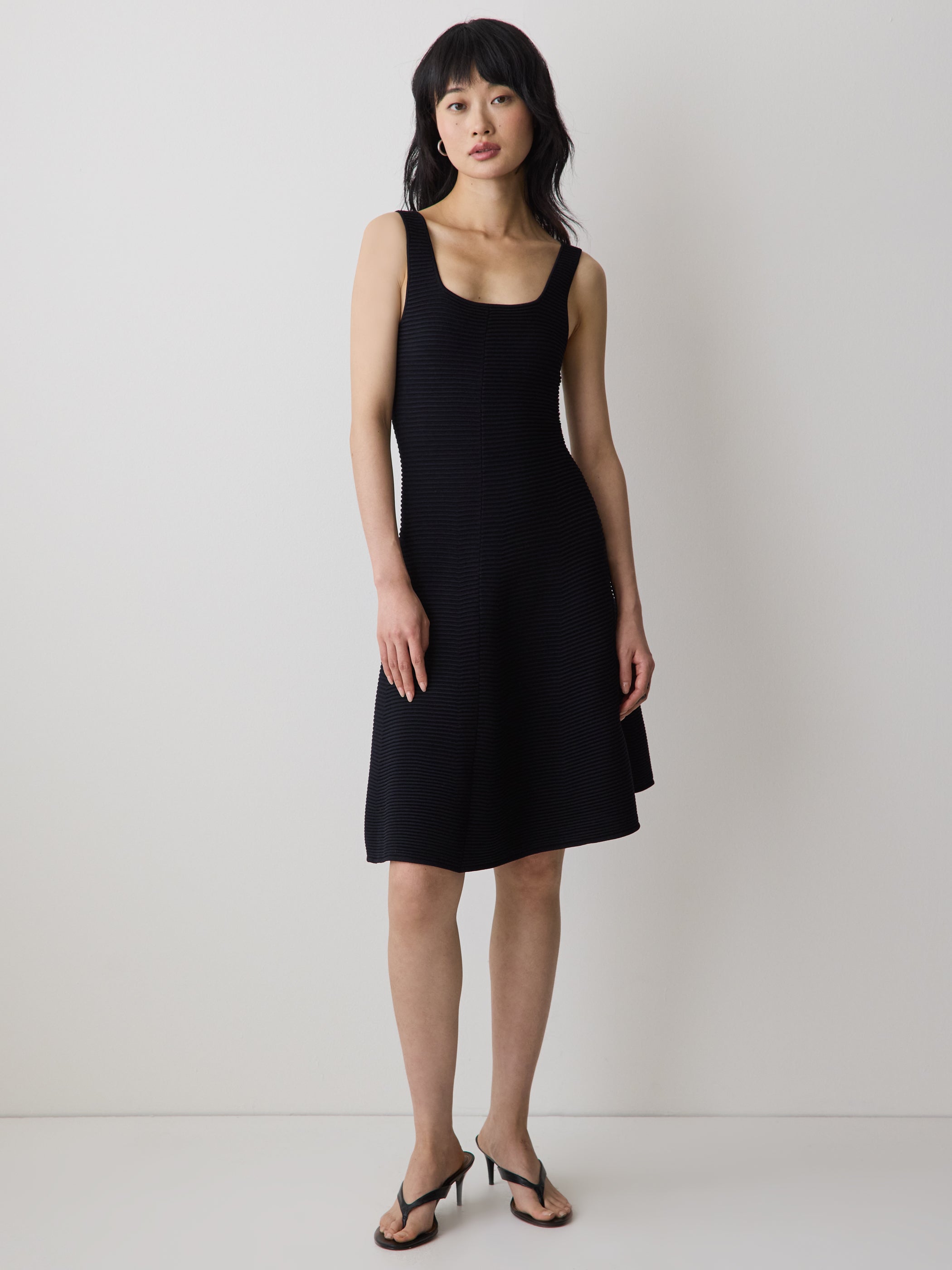 RW&CO Sleeveless Square-Neck Mini Dress