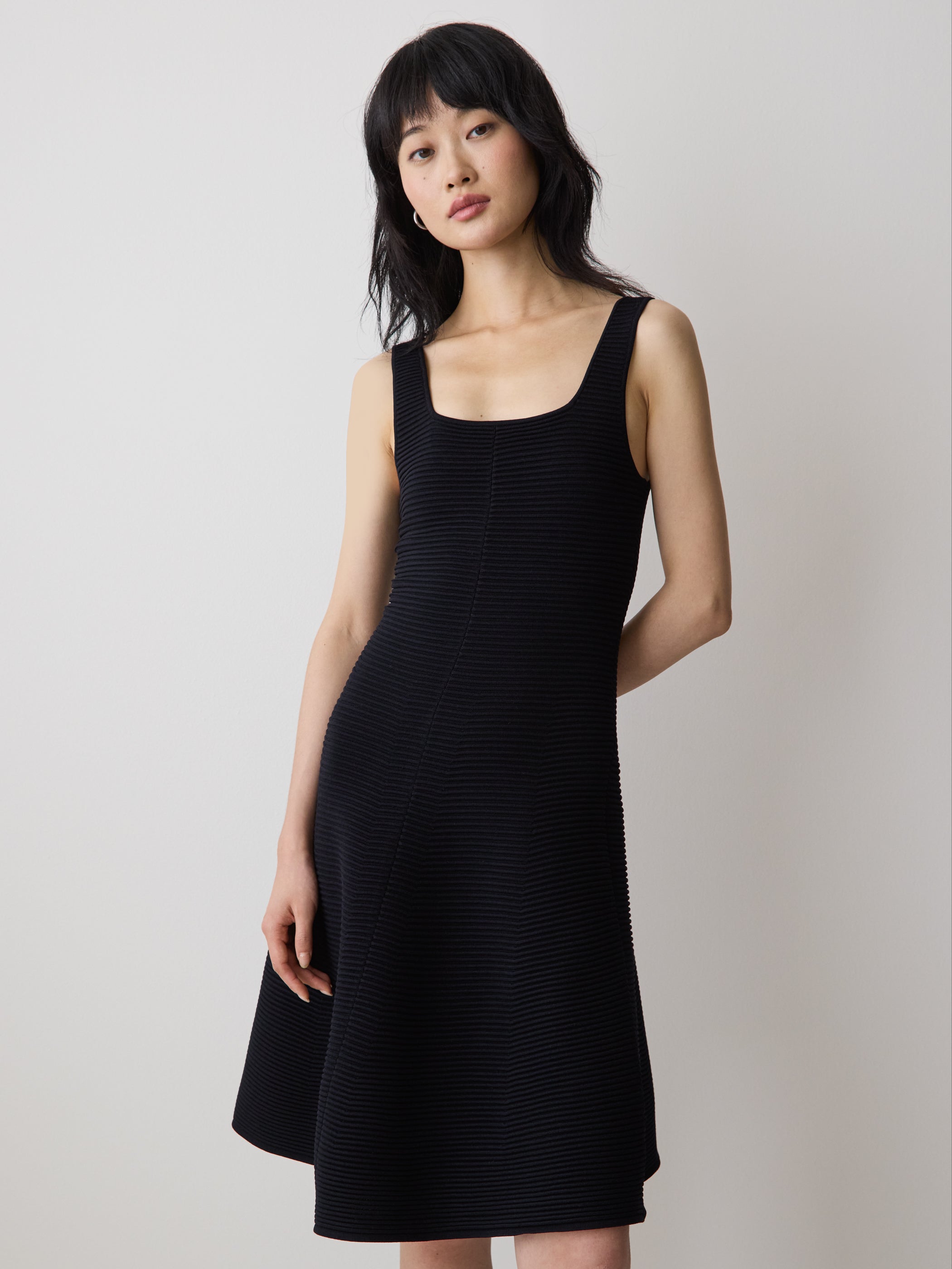 RW&CO Sleeveless Square-Neck Mini Dress