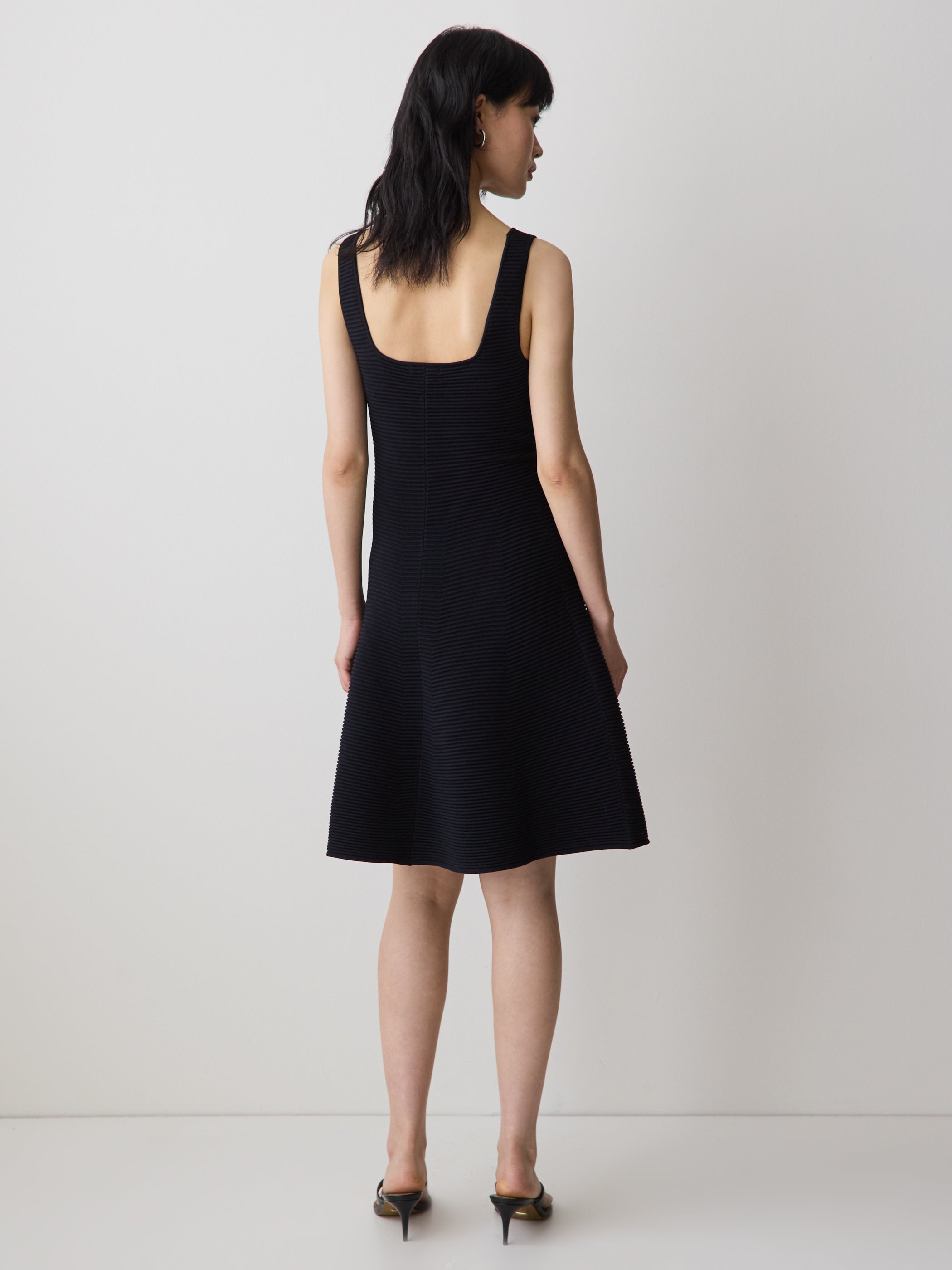 RW&CO Sleeveless Square-Neck Mini Dress