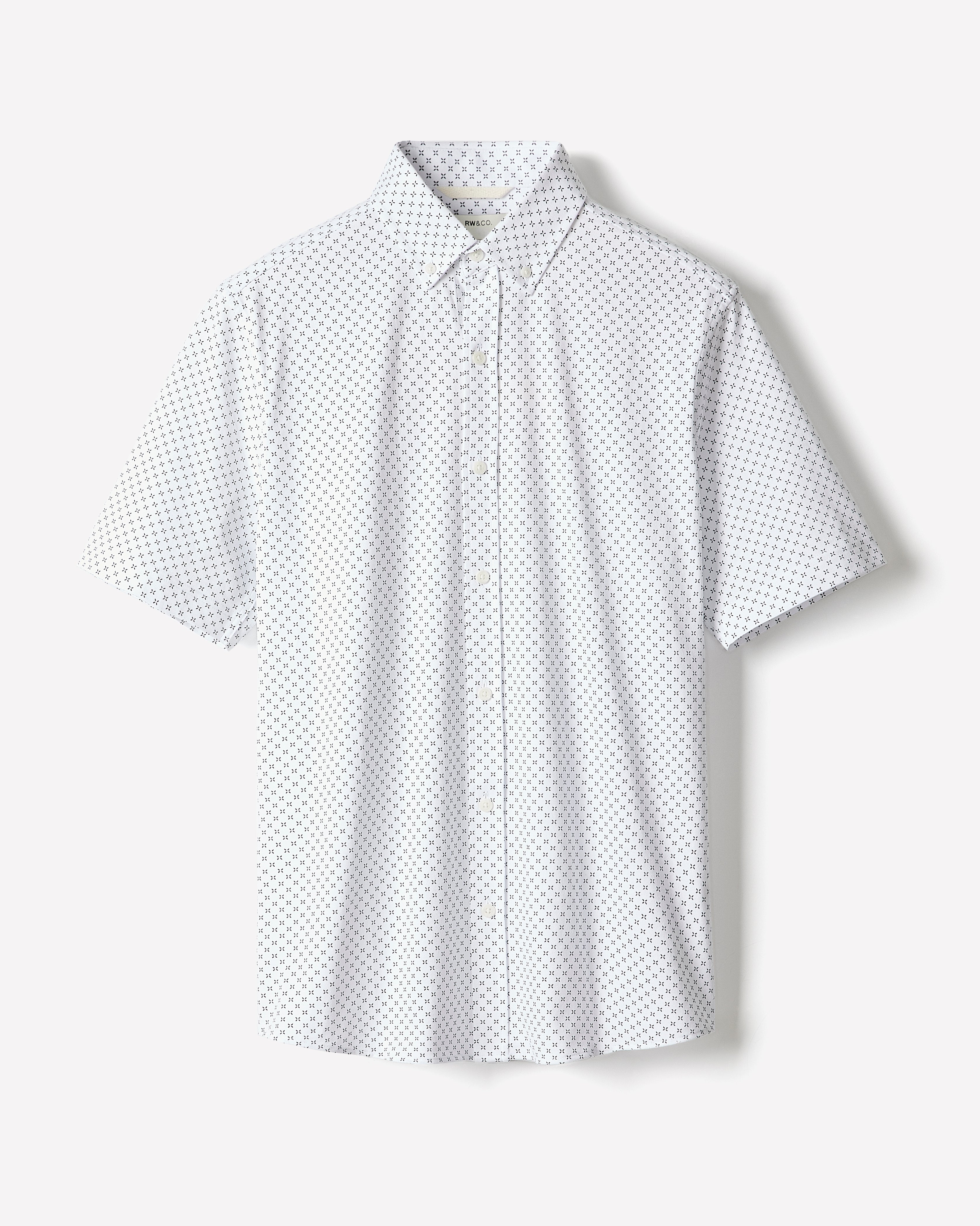 RW&CO Slim-Fit Short-Sleeve Jersey Shirt