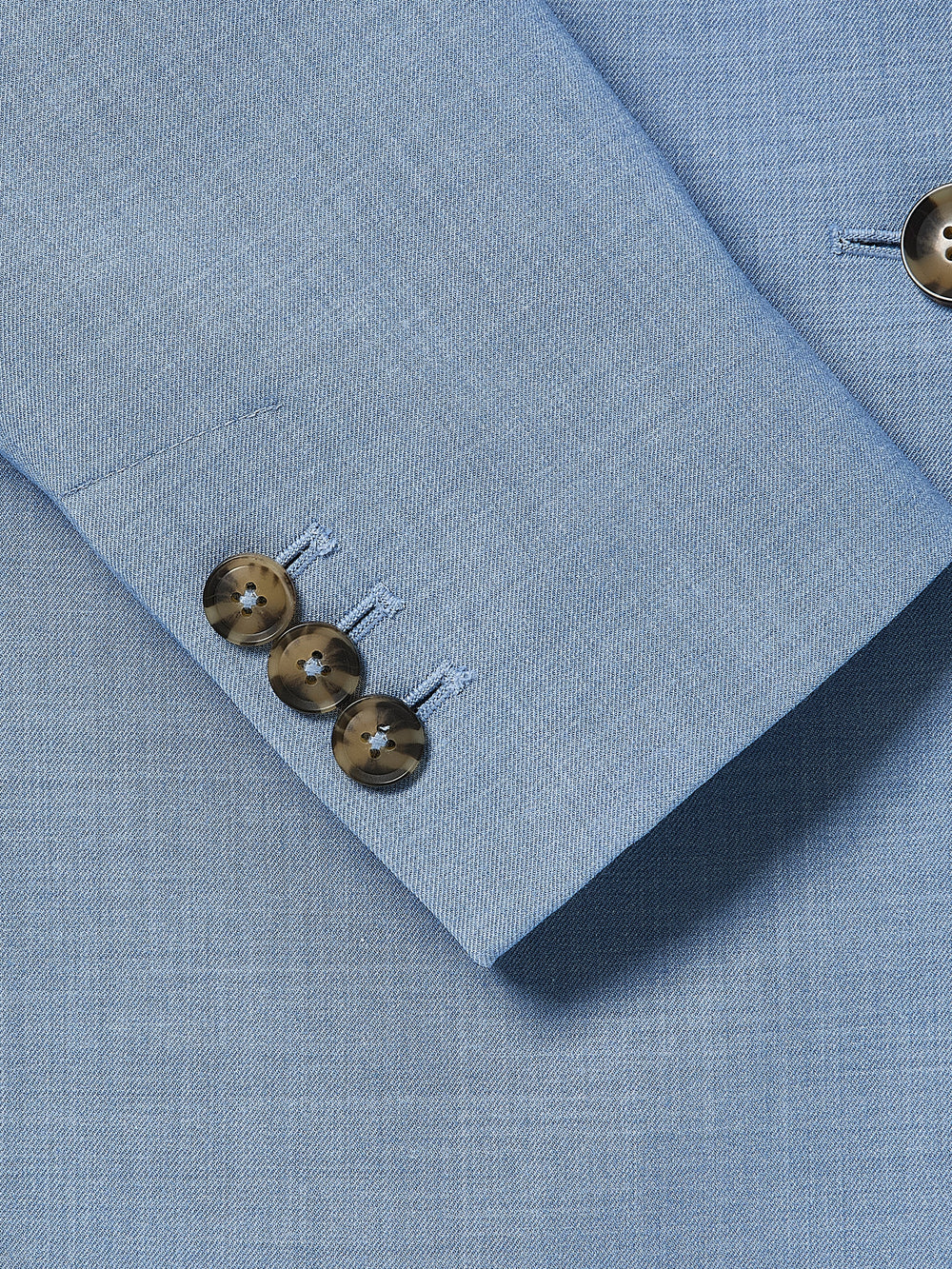 RW&CO Light Blue Two-Button Fitted Blazer