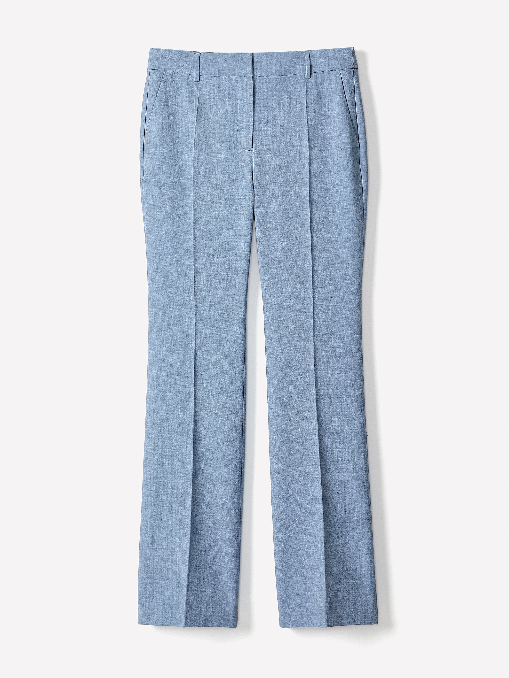RW&CO Light Blue Mid-Rise Flare-Leg Pant