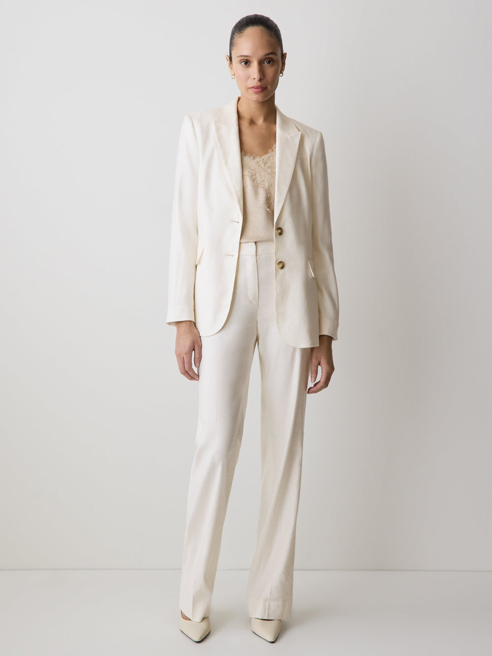 RW&CO Linen-Blend Blazer