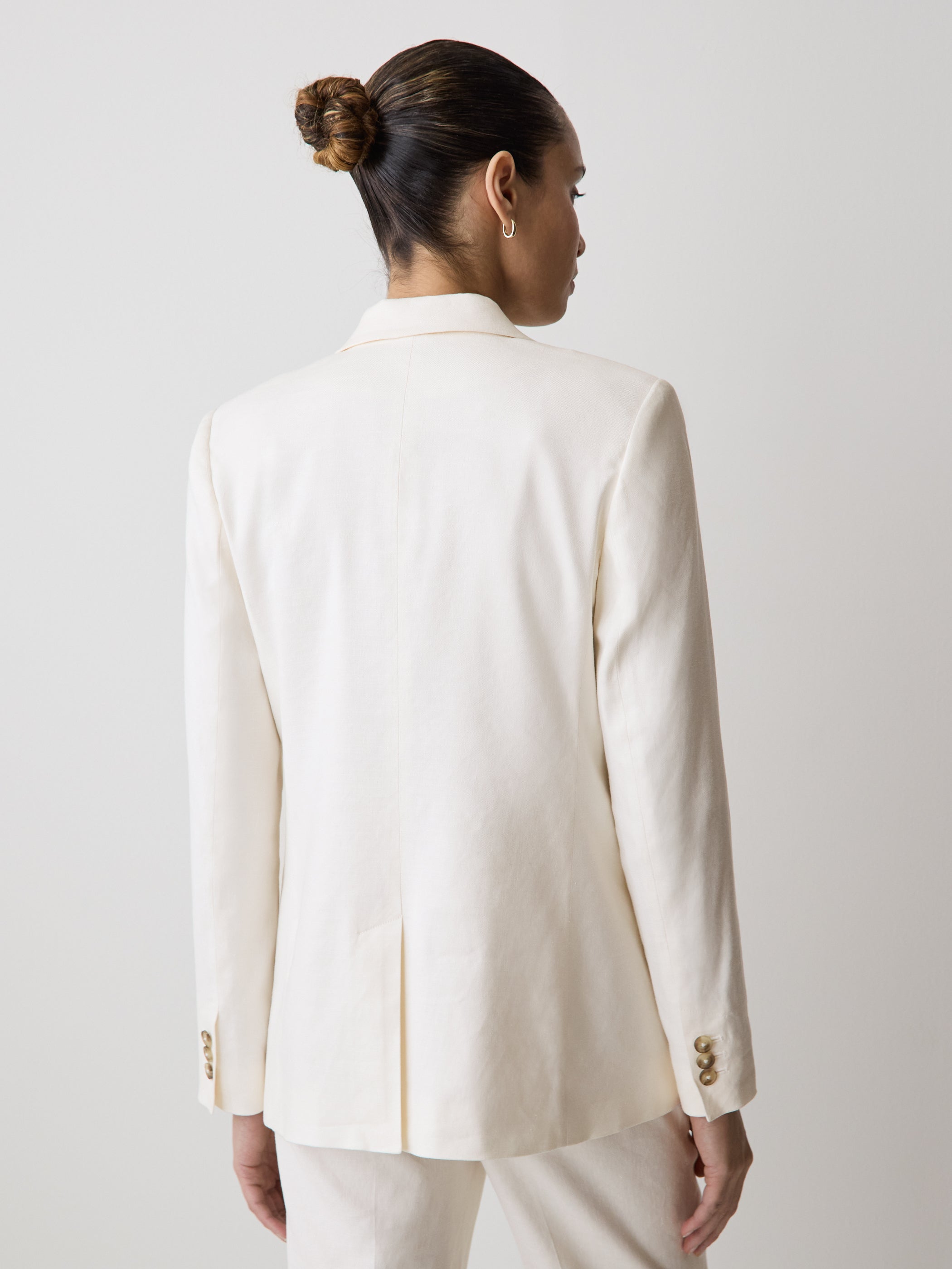 RW&CO Linen-Blend Blazer