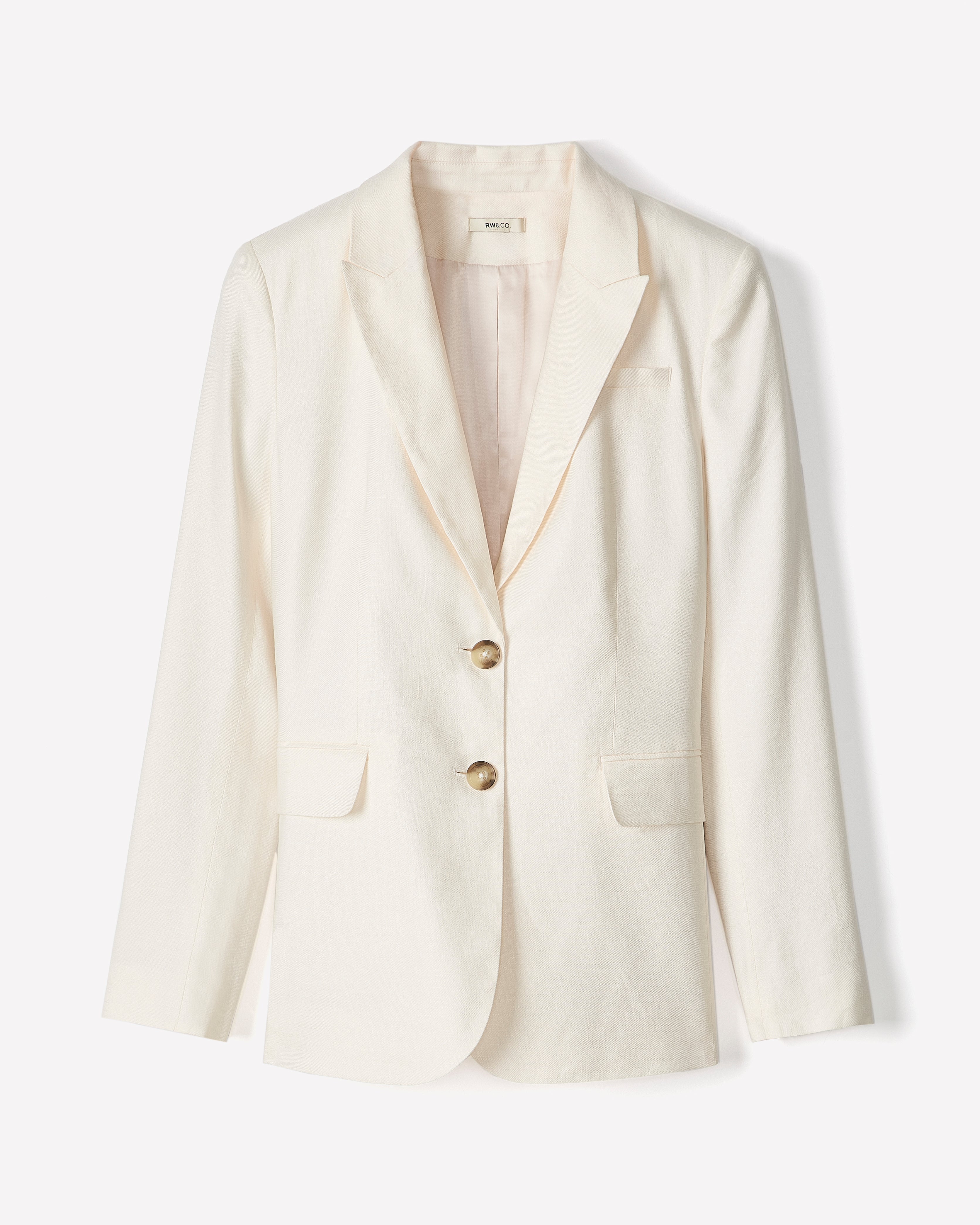 RW&CO Linen-Blend Blazer