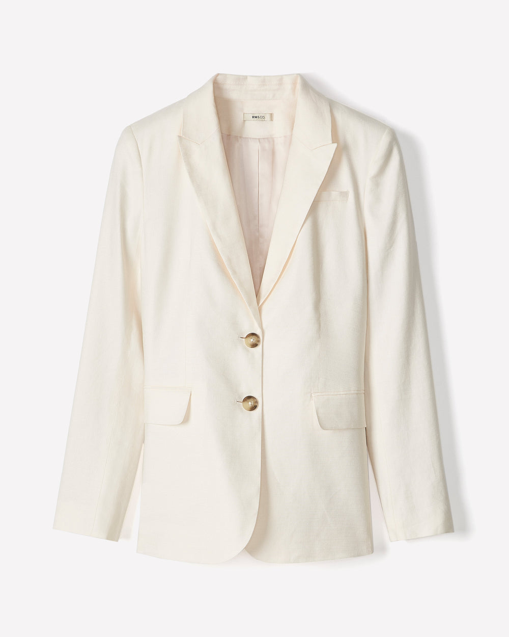 RW&CO Linen-Blend Blazer
