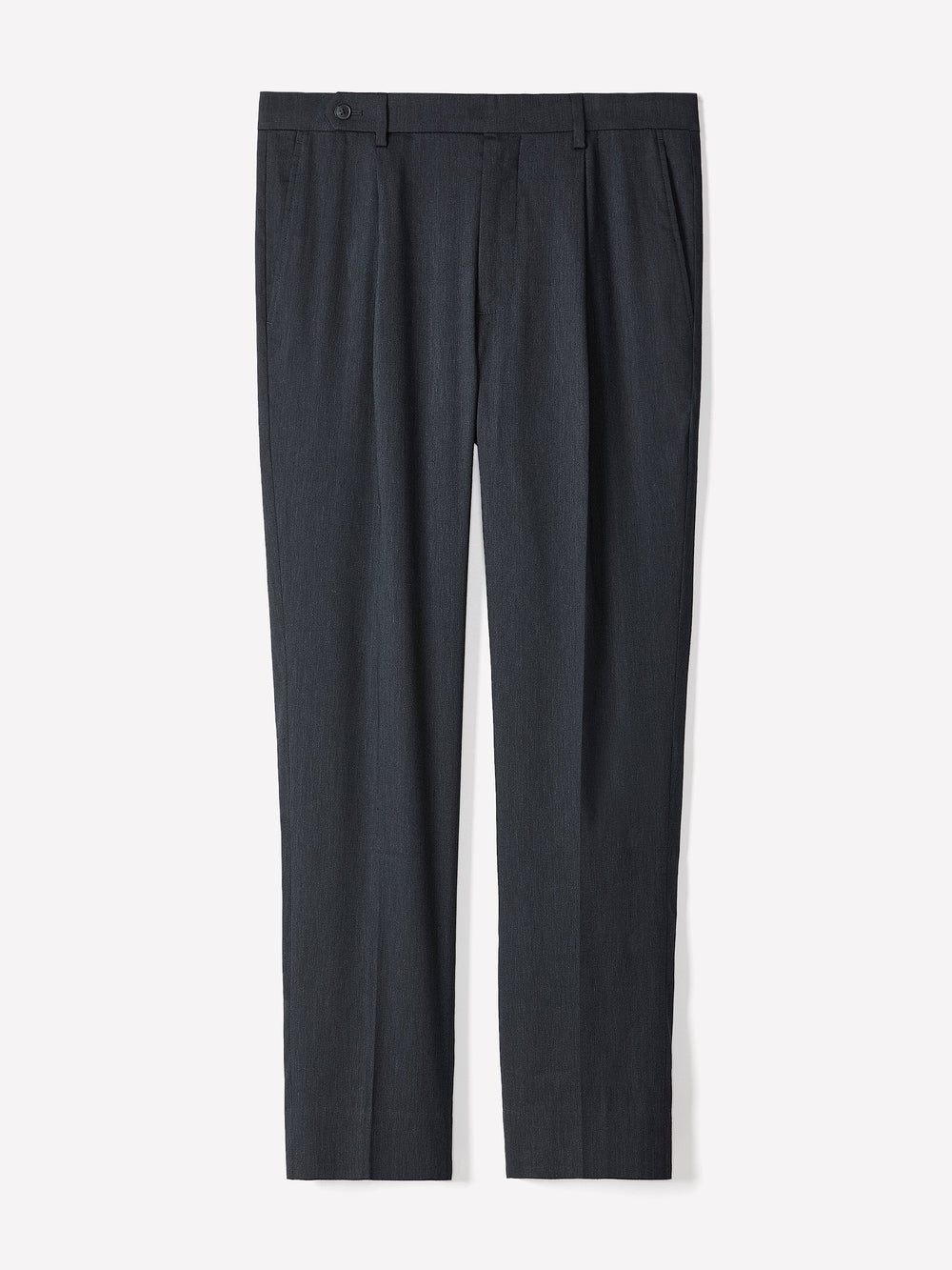 RW&CO Linen-Blend Tapered-Leg Pleated Pant