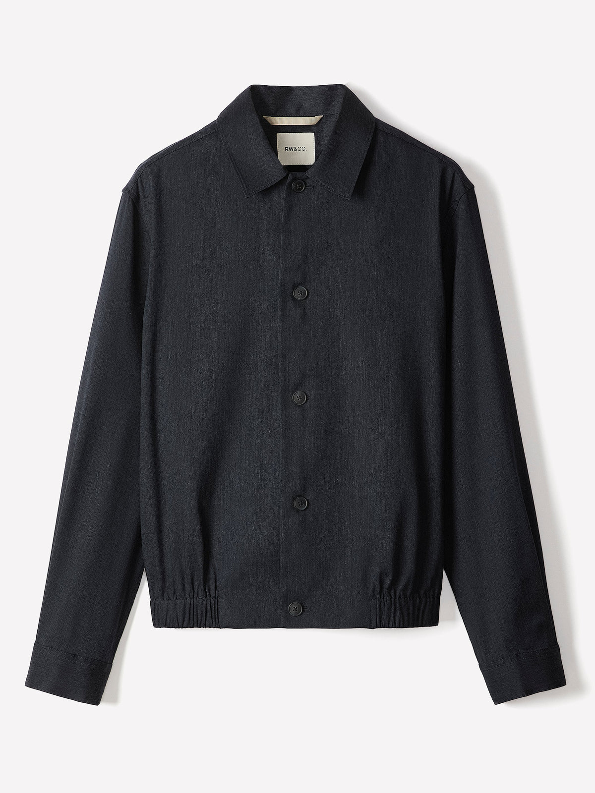 RW&CO Linen-Blend Milkman Jacket