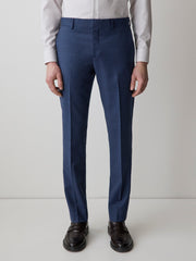 RW&CO Blue Slim Fit Wool Suit Pant