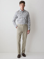 RW&CO Slim-Fit Dress Shirt with Floral Pattern
